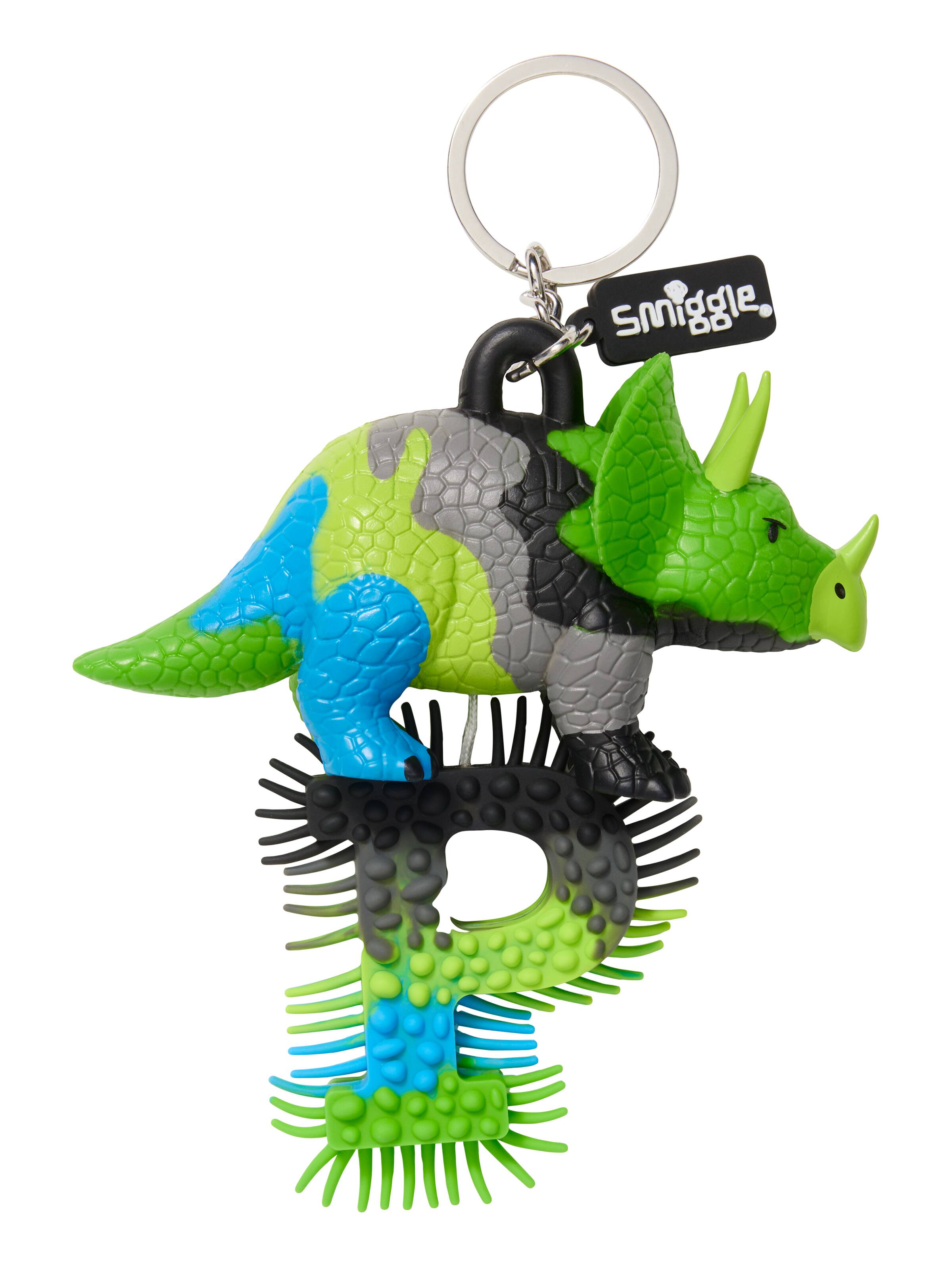 Dino Alphabet Keyring