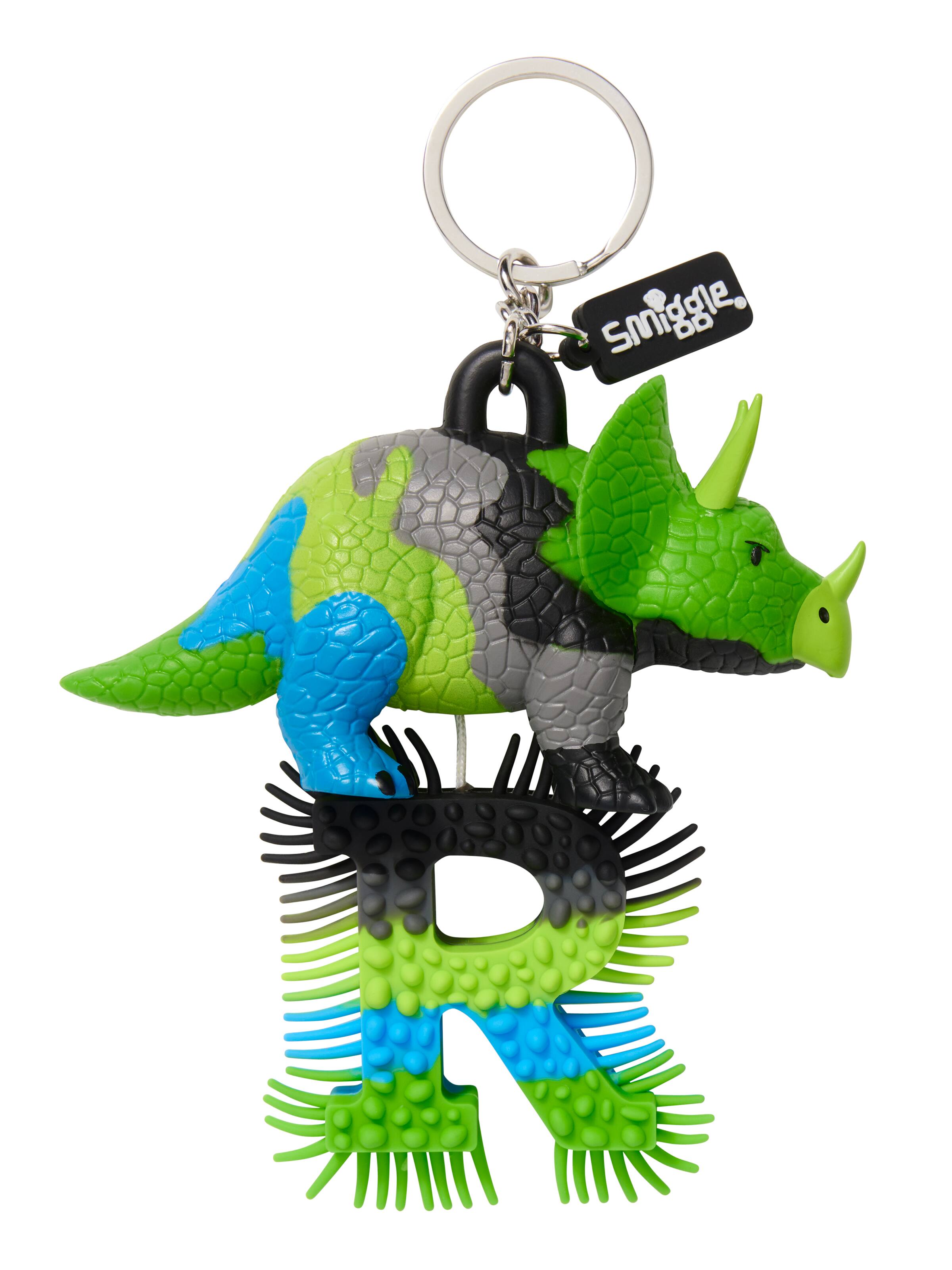 Dino Alphabet Keyring