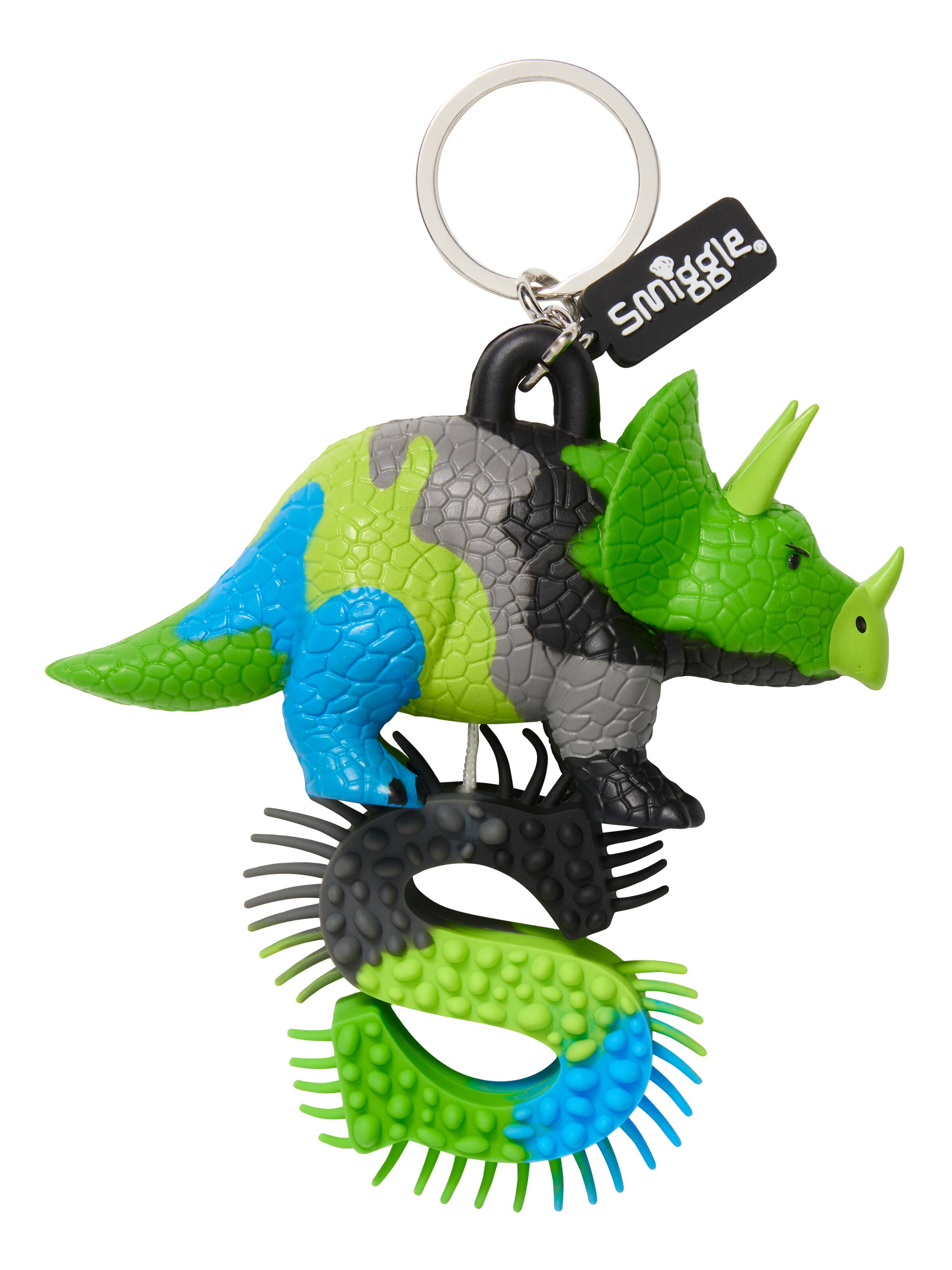 Dino Alphabet Keyring