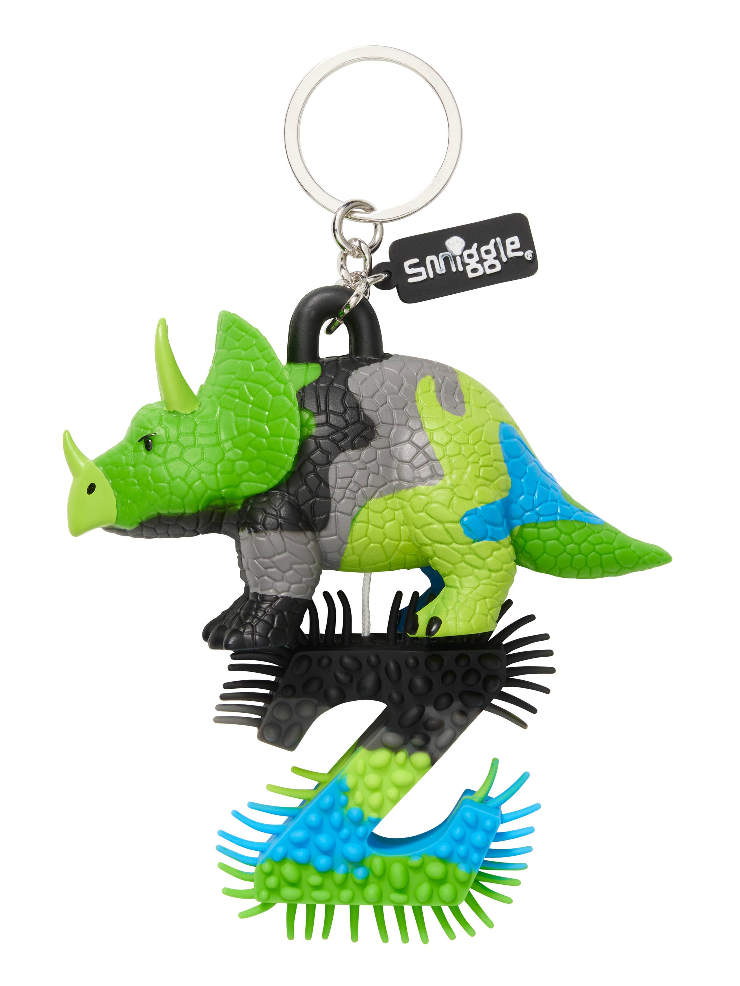 Dino Alphabet Keyring