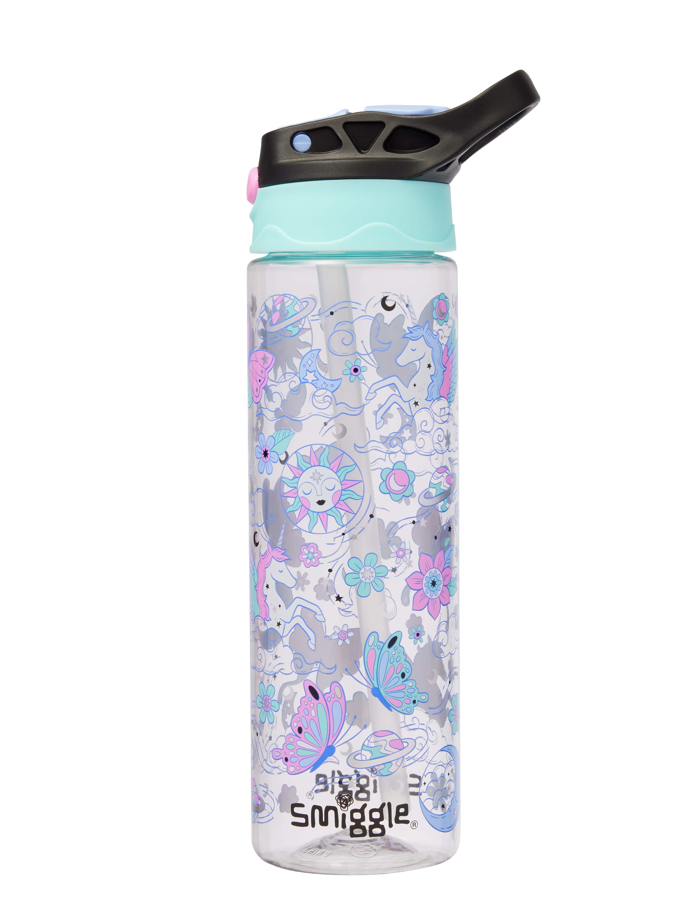 Super Charge Plastic Flip Drink Bottle 650Ml