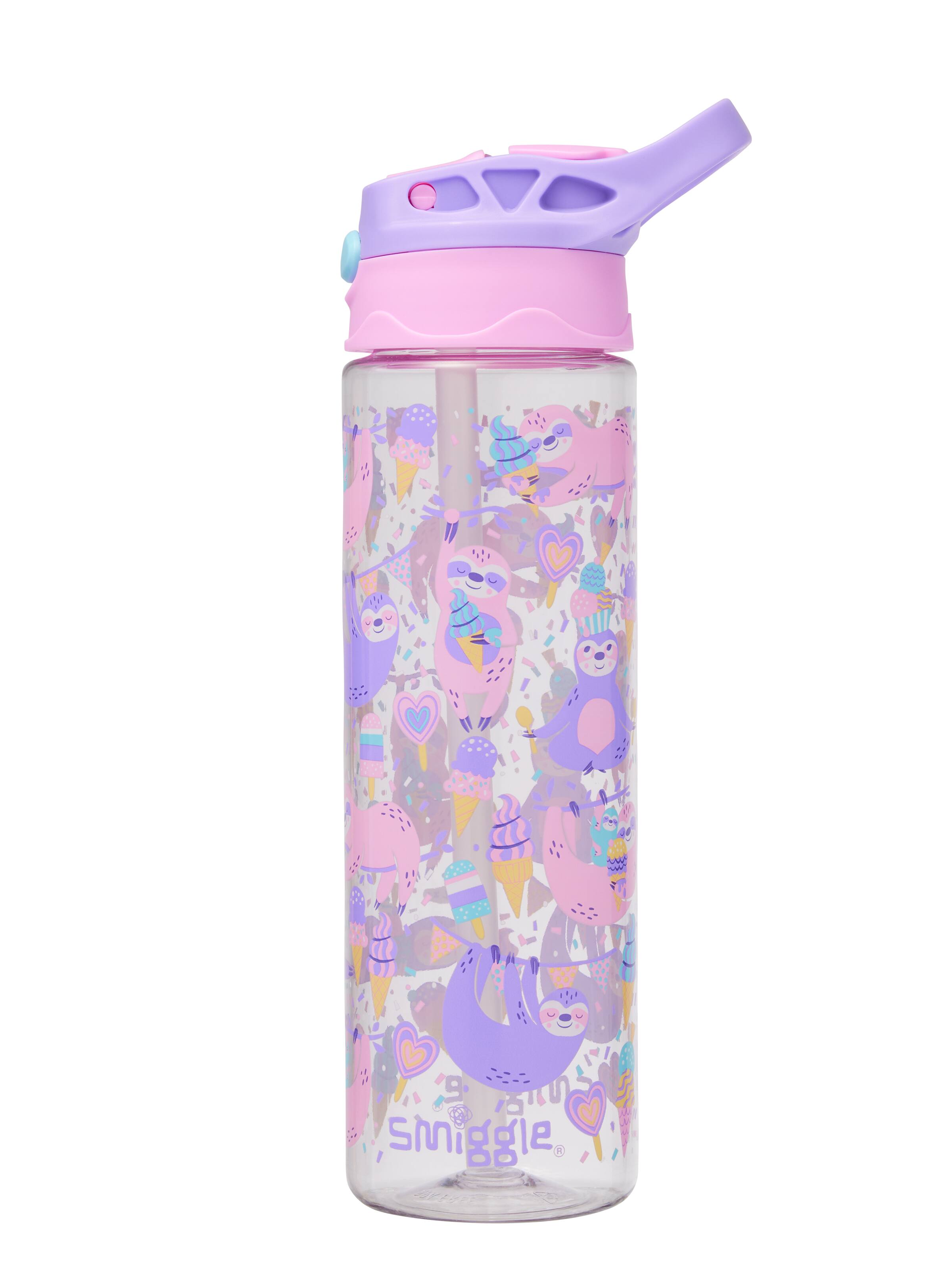 Super Charge Plastic Flip Drink Bottle 650Ml