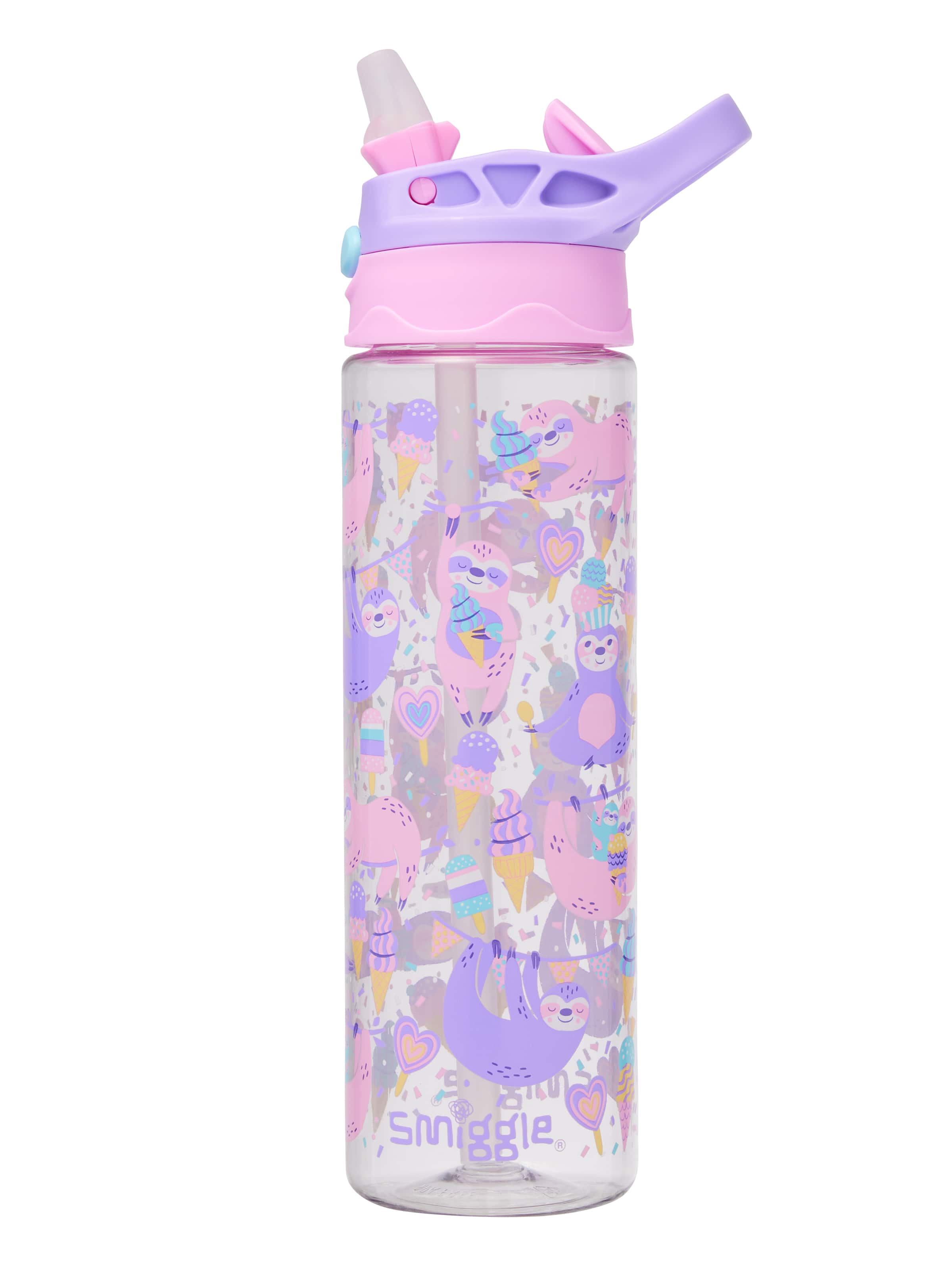 Super Charge Plastic Flip Drink Bottle 650Ml