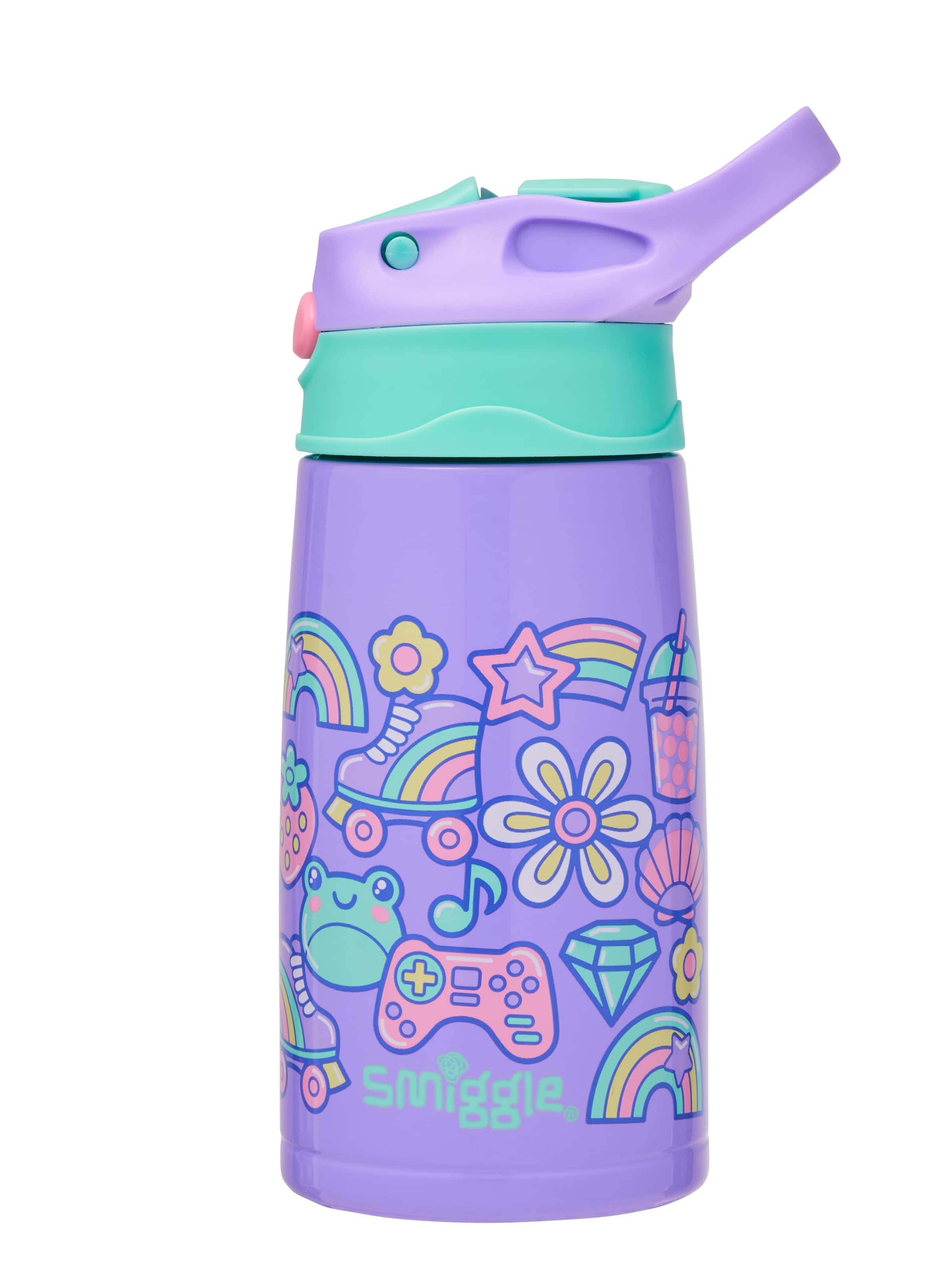 Curious Junior Stainless Steel Flip Drink Bottle 400Ml