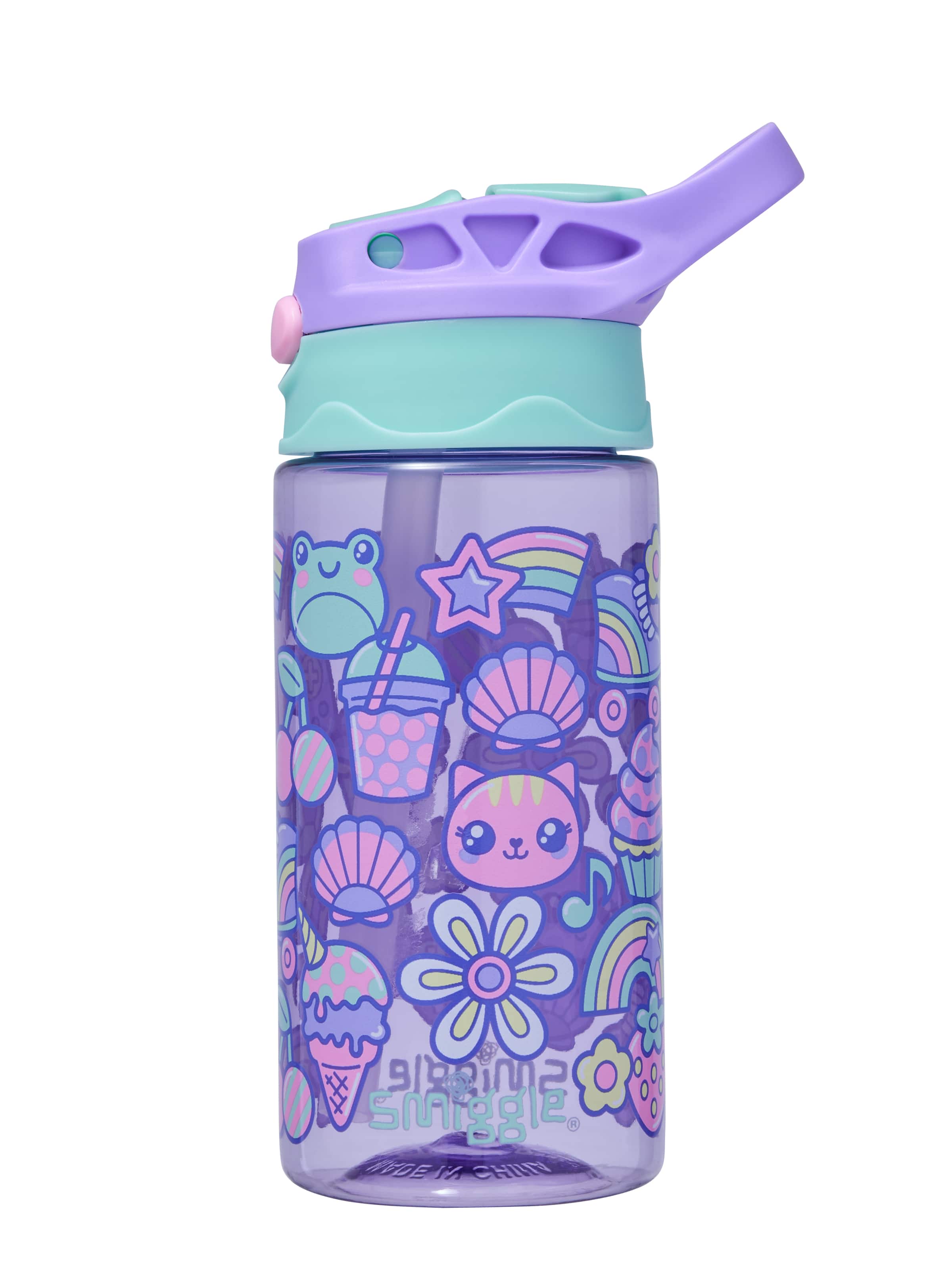 Curious Junior Flip Plastic Drink Bottle 430Ml
