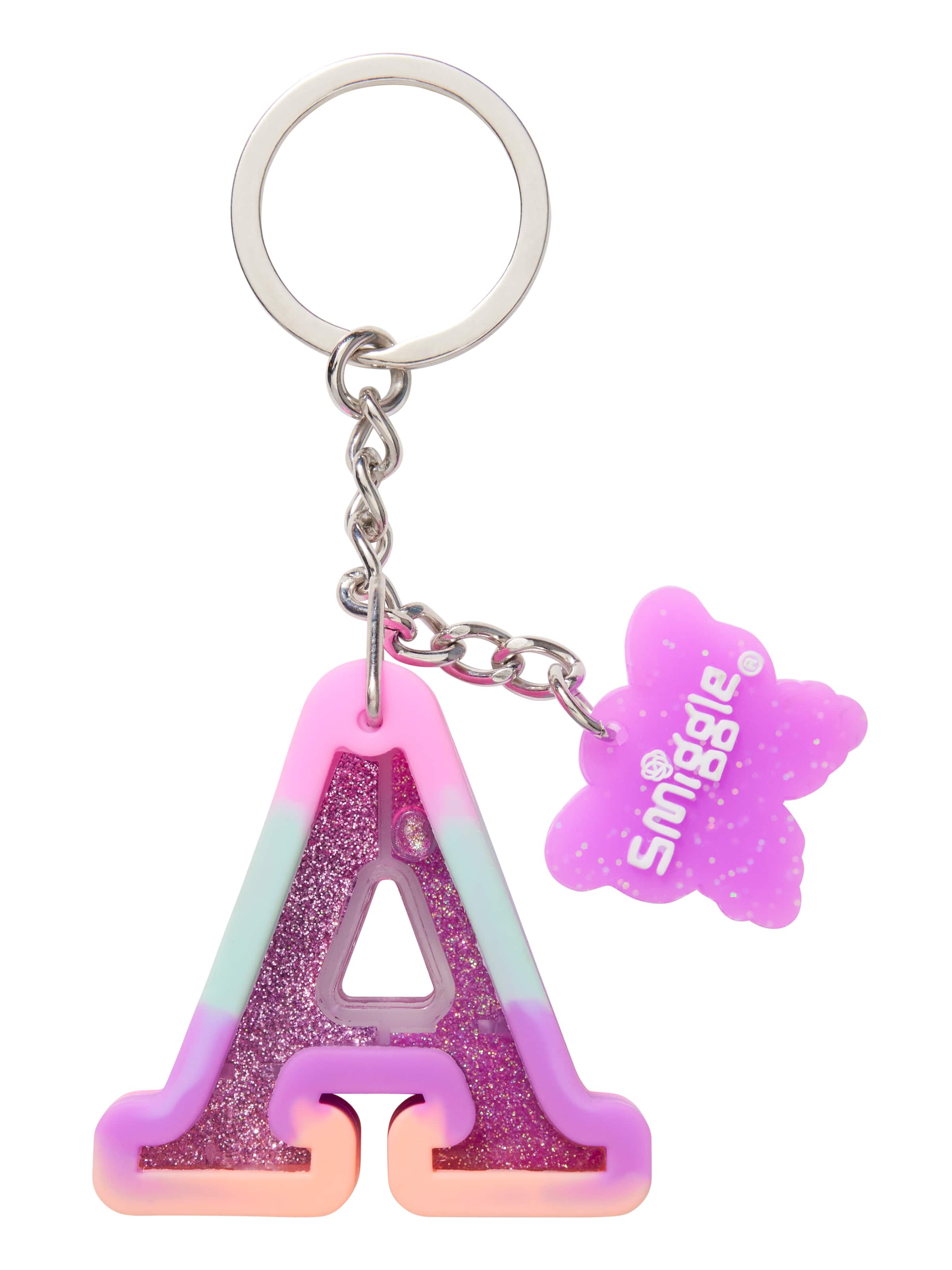 Glitz Floaty Alphabet Keyring