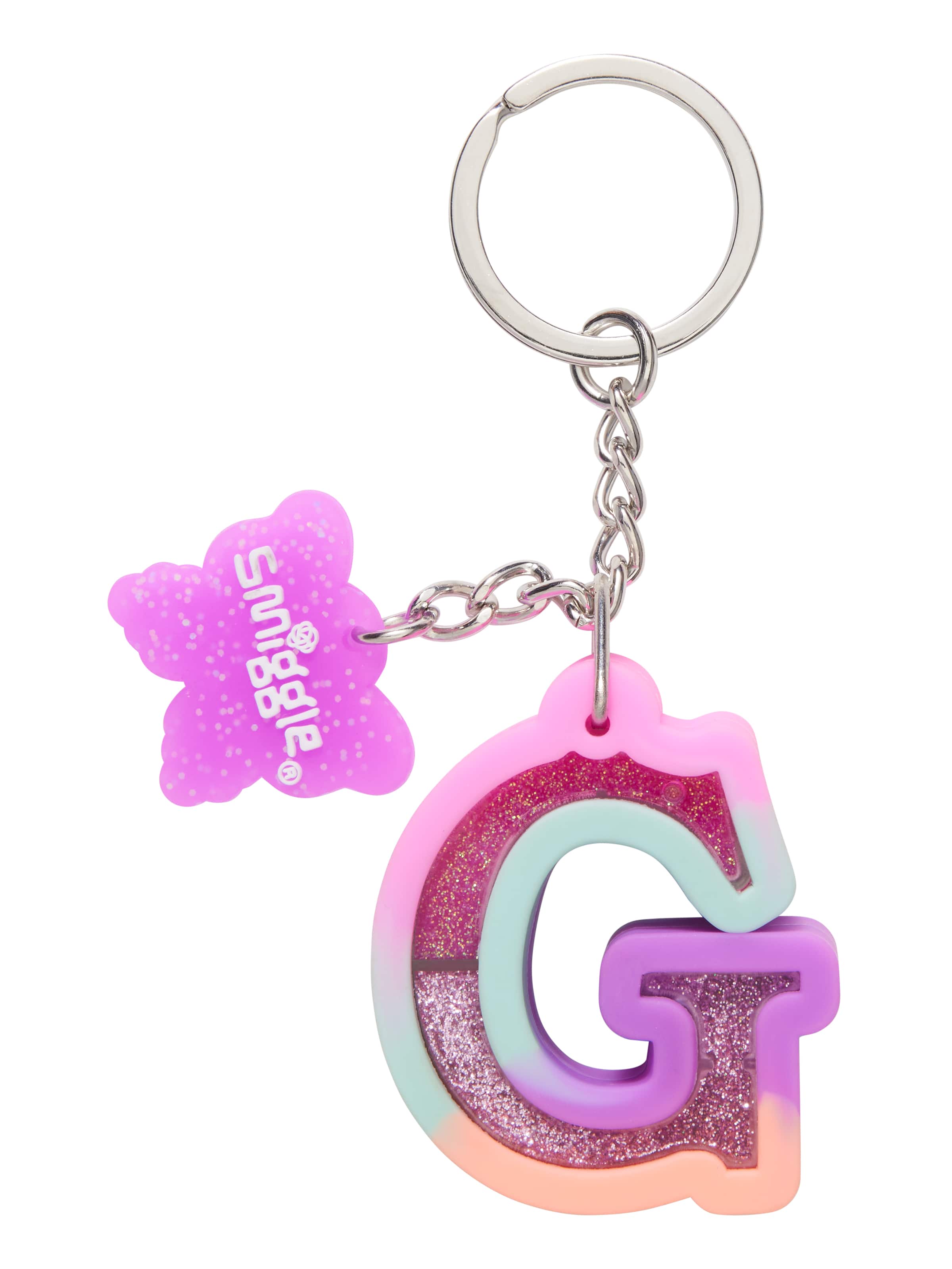 Glitz Floaty Alphabet Keyring