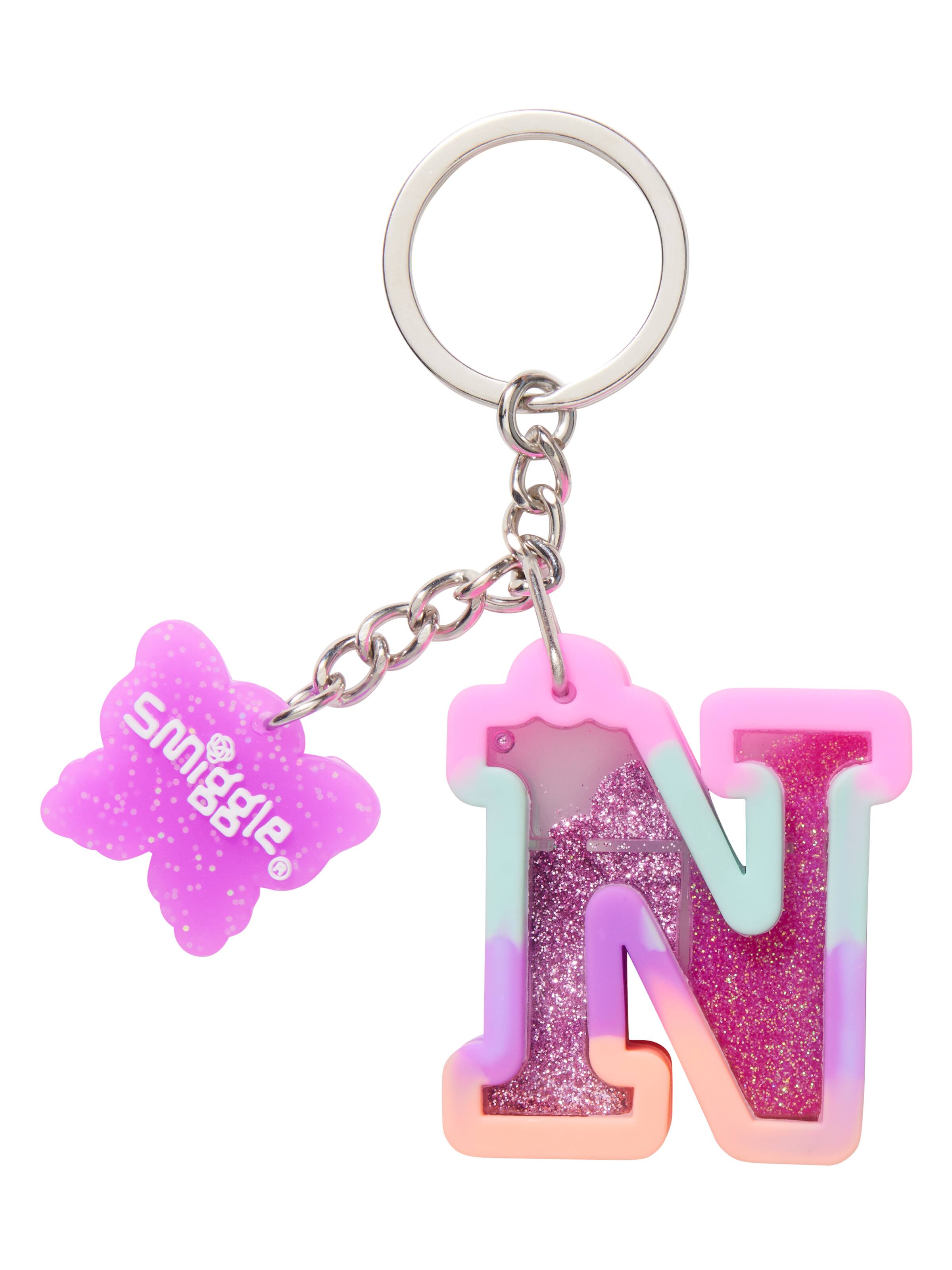 Glitz Floaty Alphabet Keyring