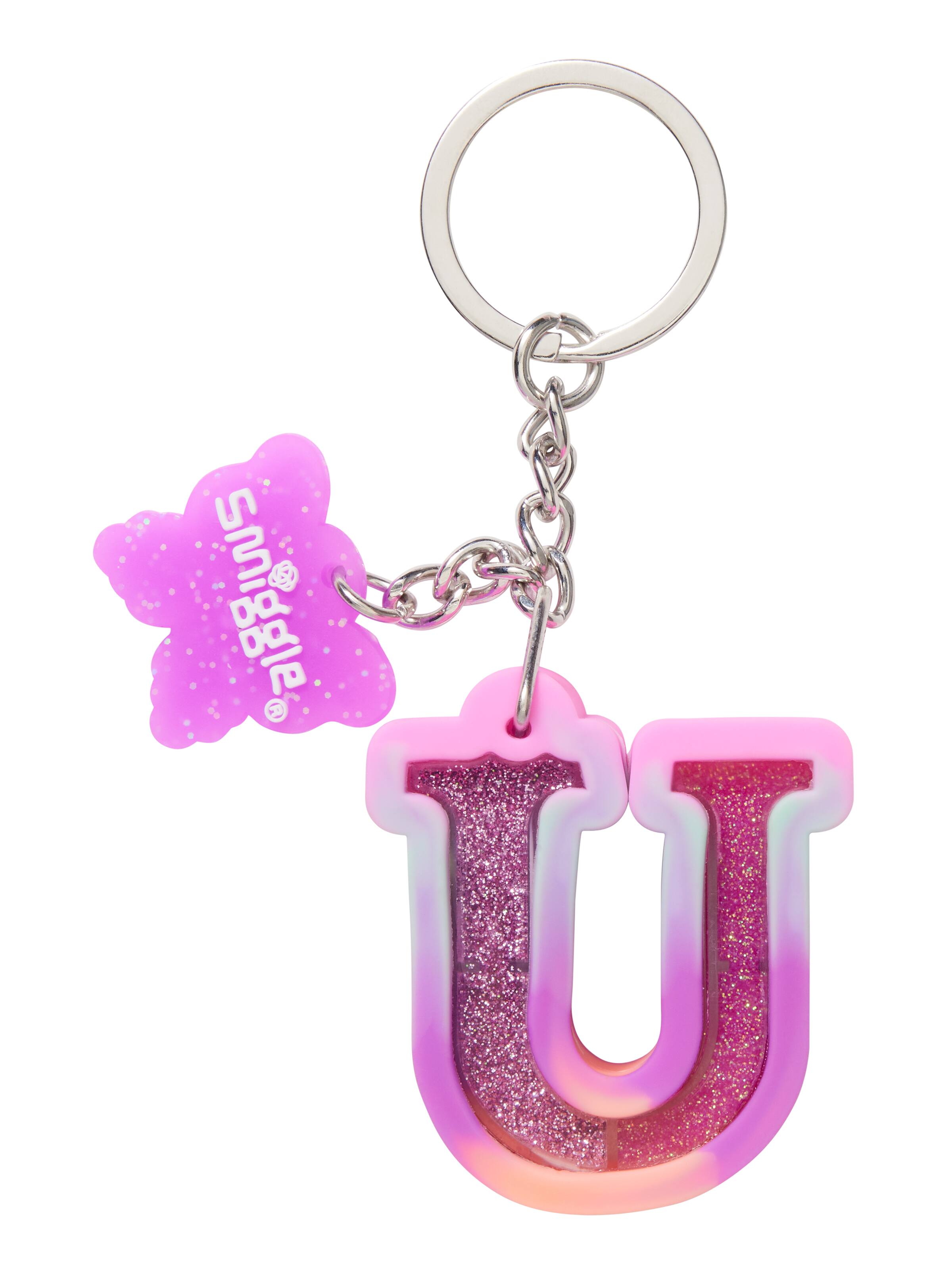 Glitz Floaty Alphabet Keyring