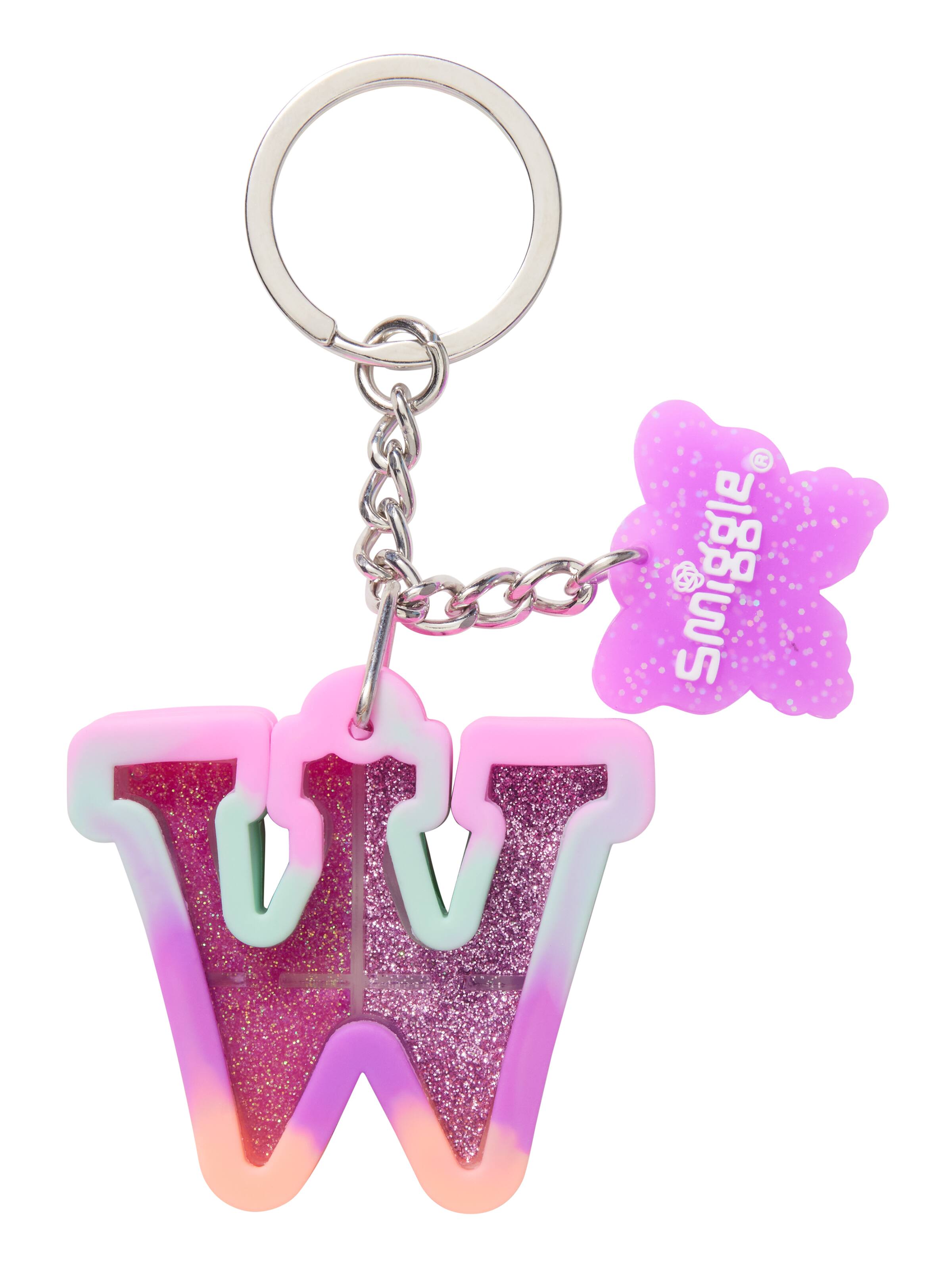 Glitz Floaty Alphabet Keyring