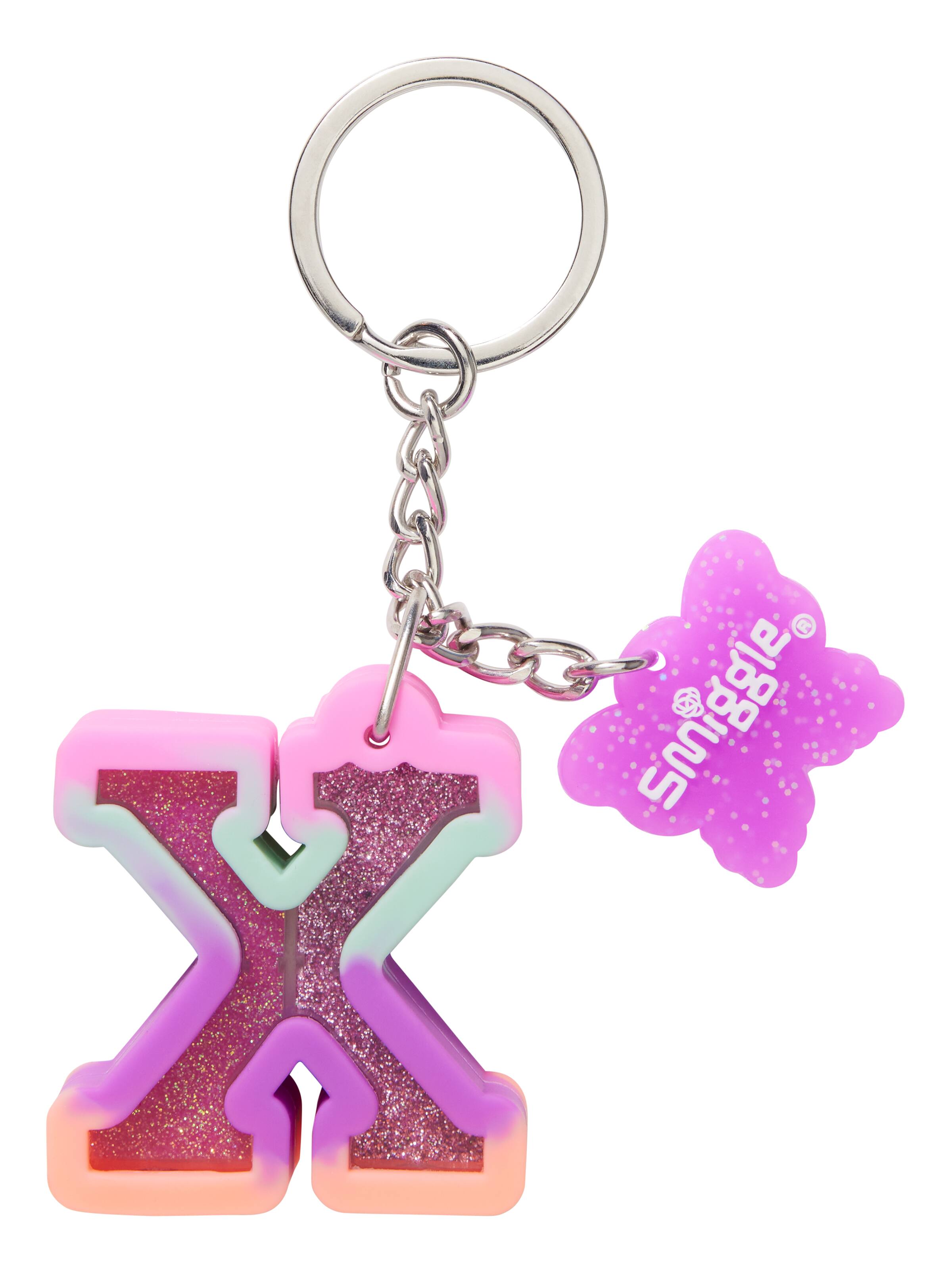 Glitz Floaty Alphabet Keyring