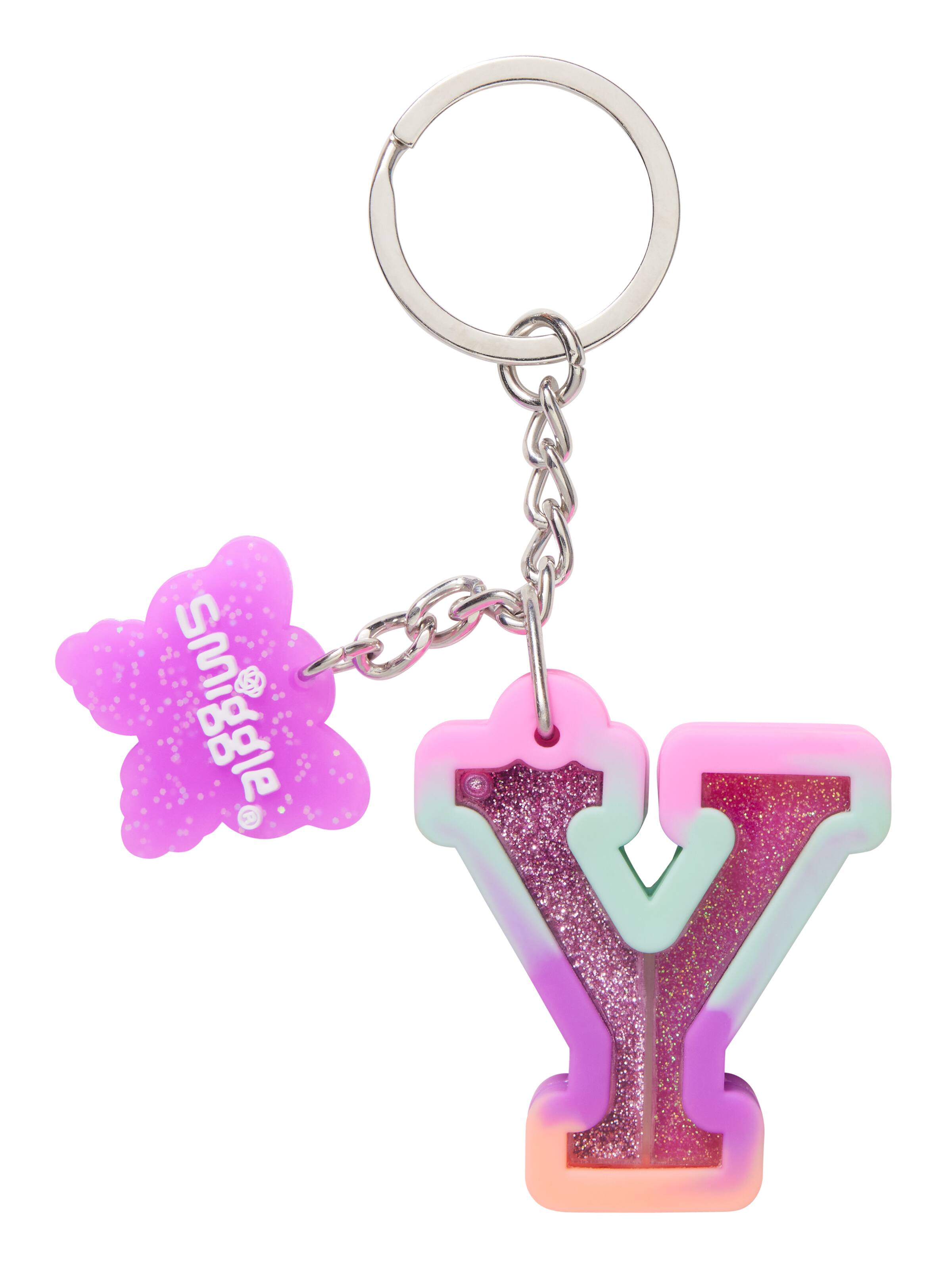 Glitz Floaty Alphabet Keyring