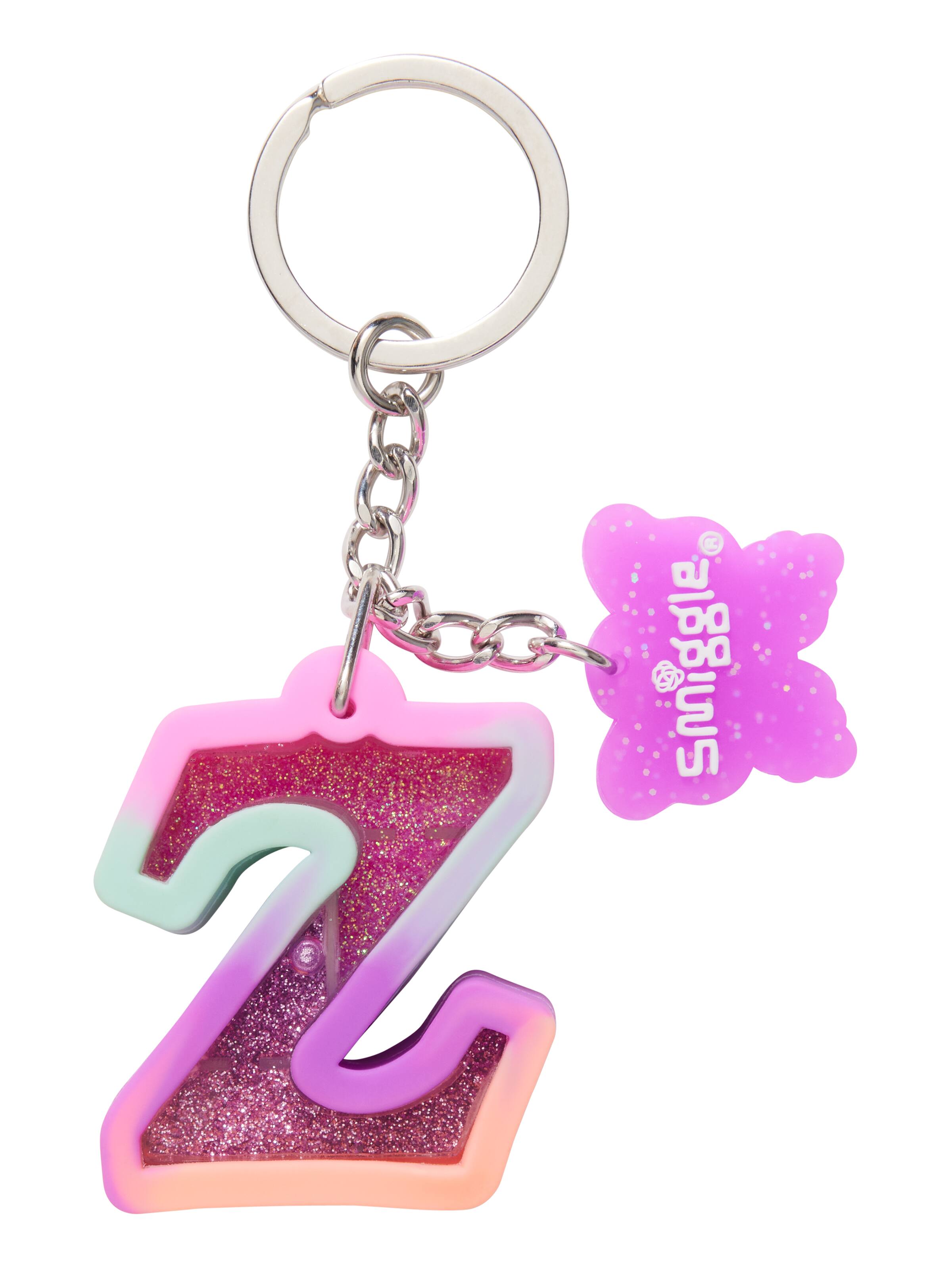 Glitz Floaty Alphabet Keyring