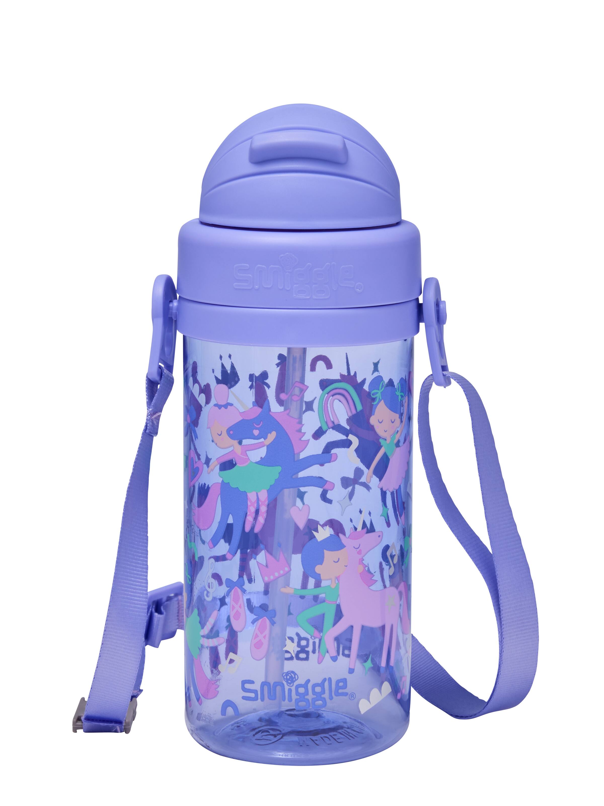 Ready Set Go Teeny Tiny Plastic Drink Bottle With Strap 400Ml