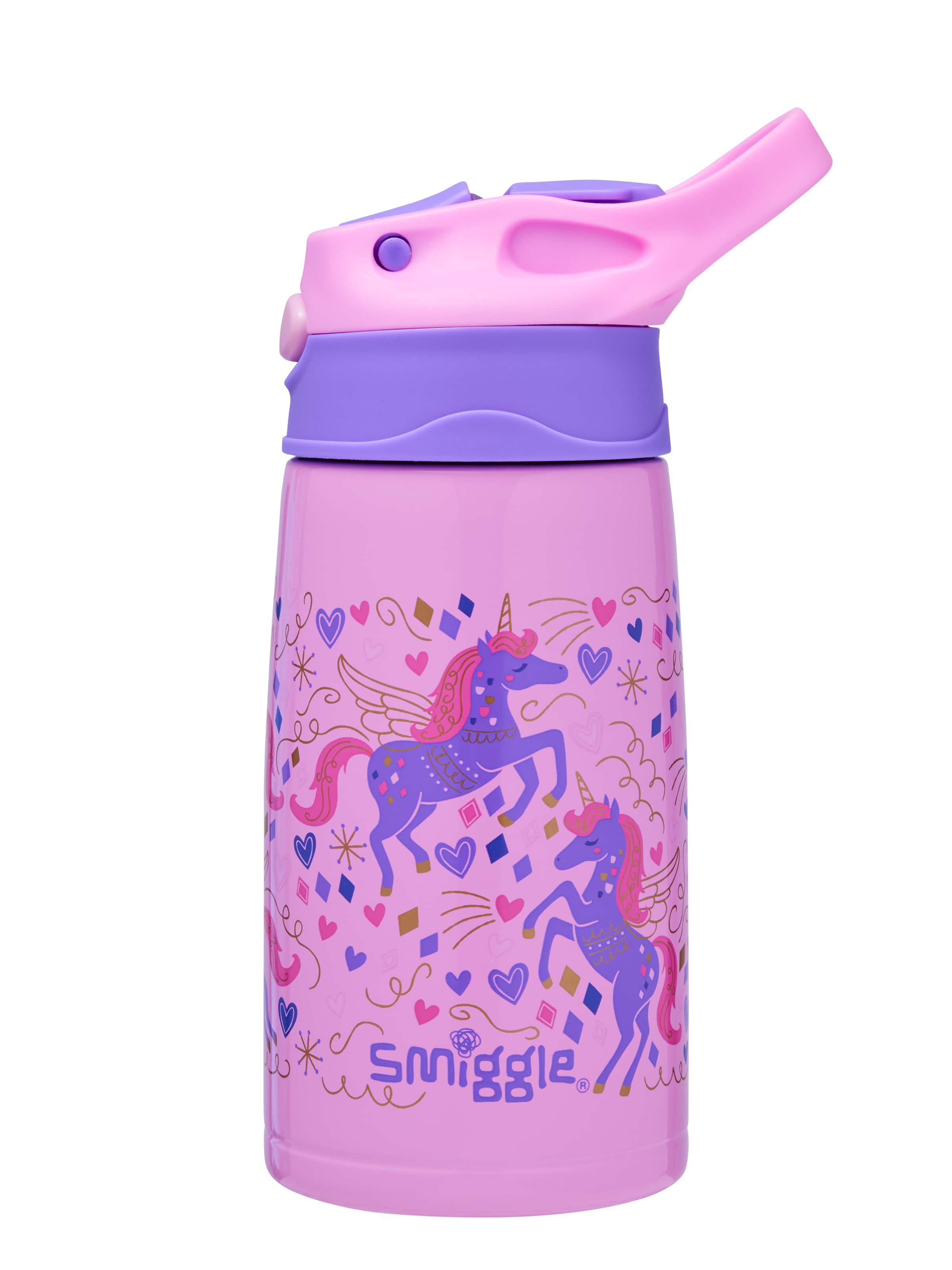 Adventurous Junior Stainless Steel Flip Drink Bottle 400Ml