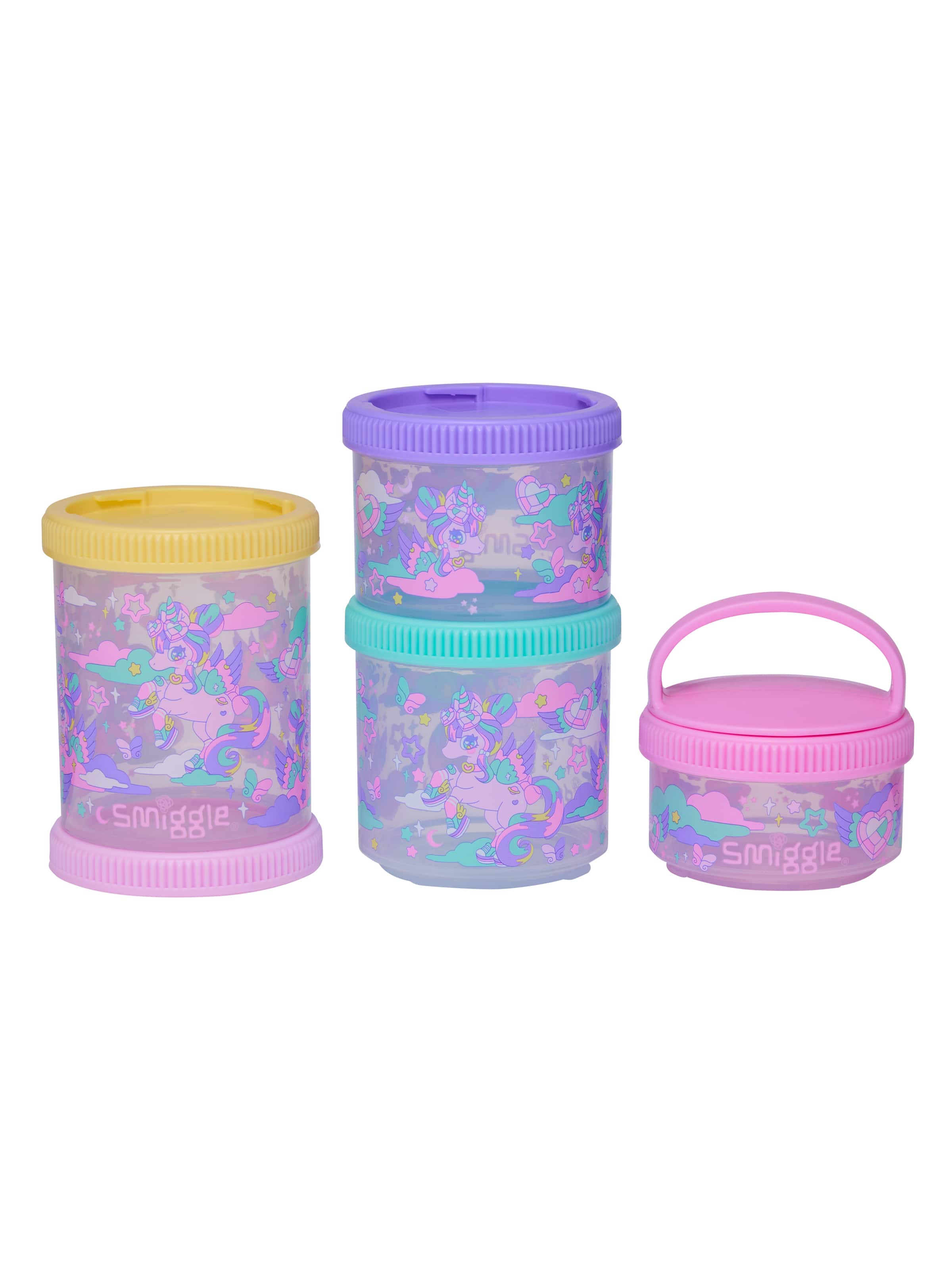 Adventurous Snack N Stack Containers X4