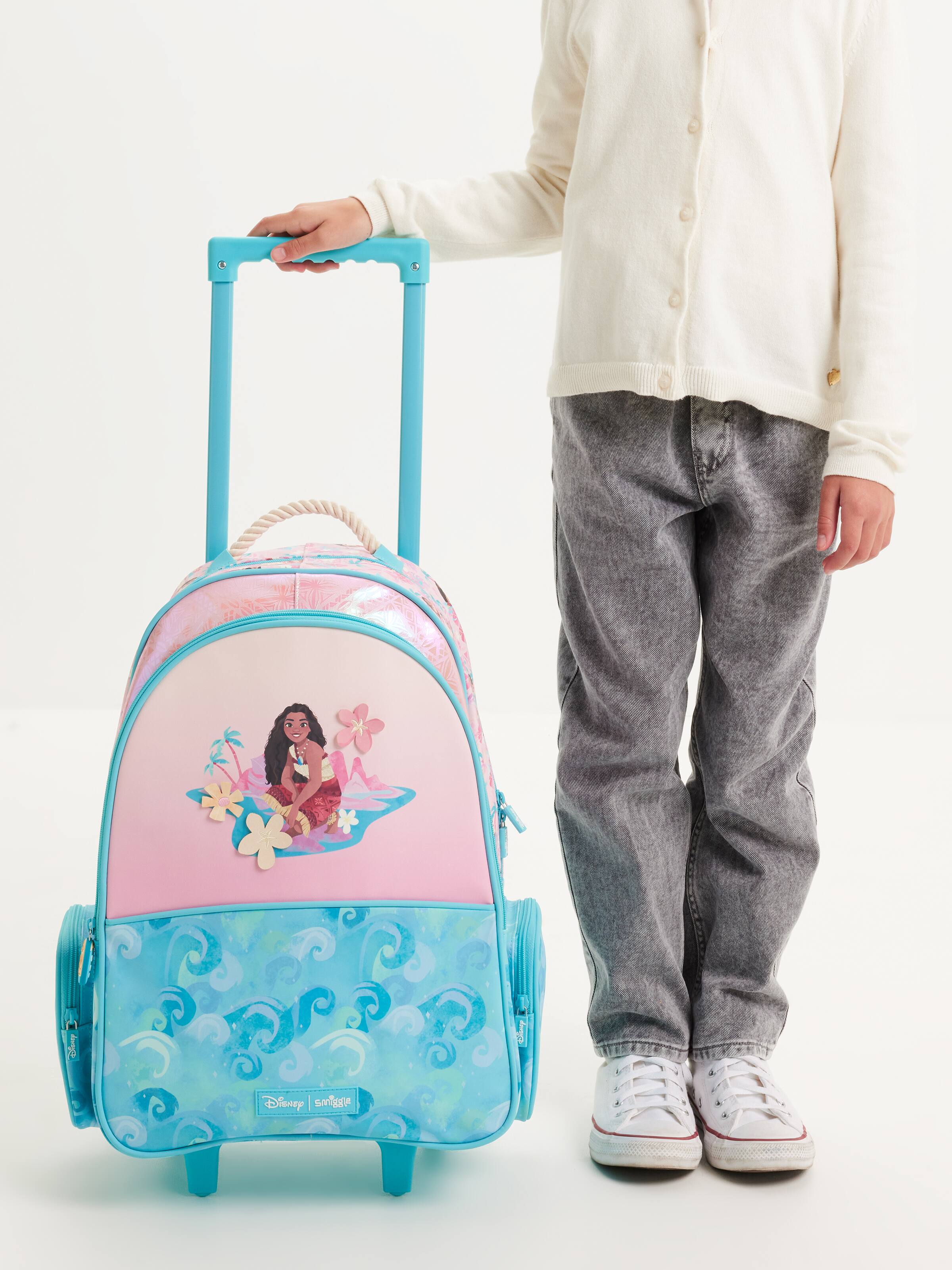 Moana Trolley Backpack With Light Up Wheels