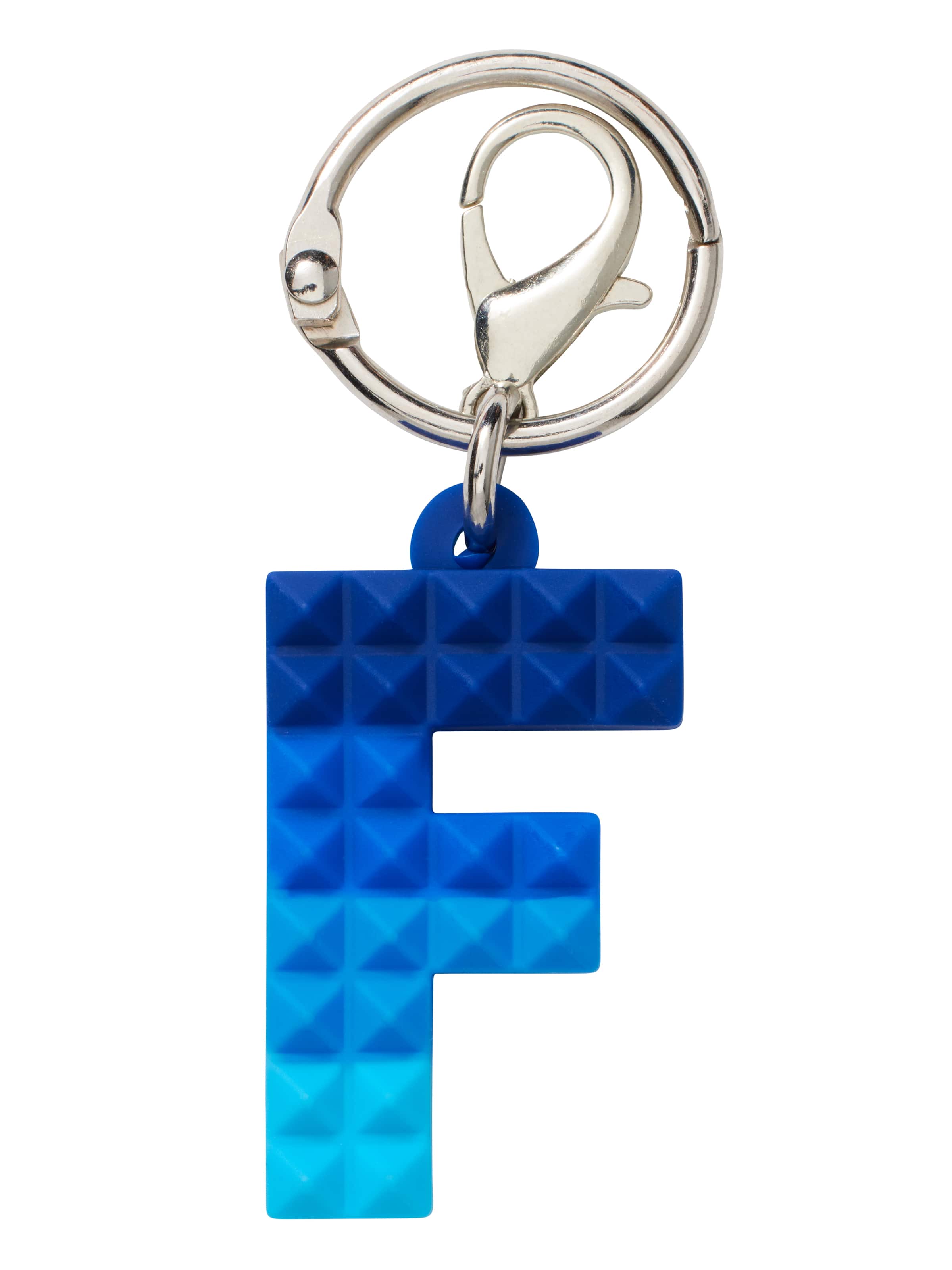 Spikey Blue Add-On Mini Alphabet Keyring