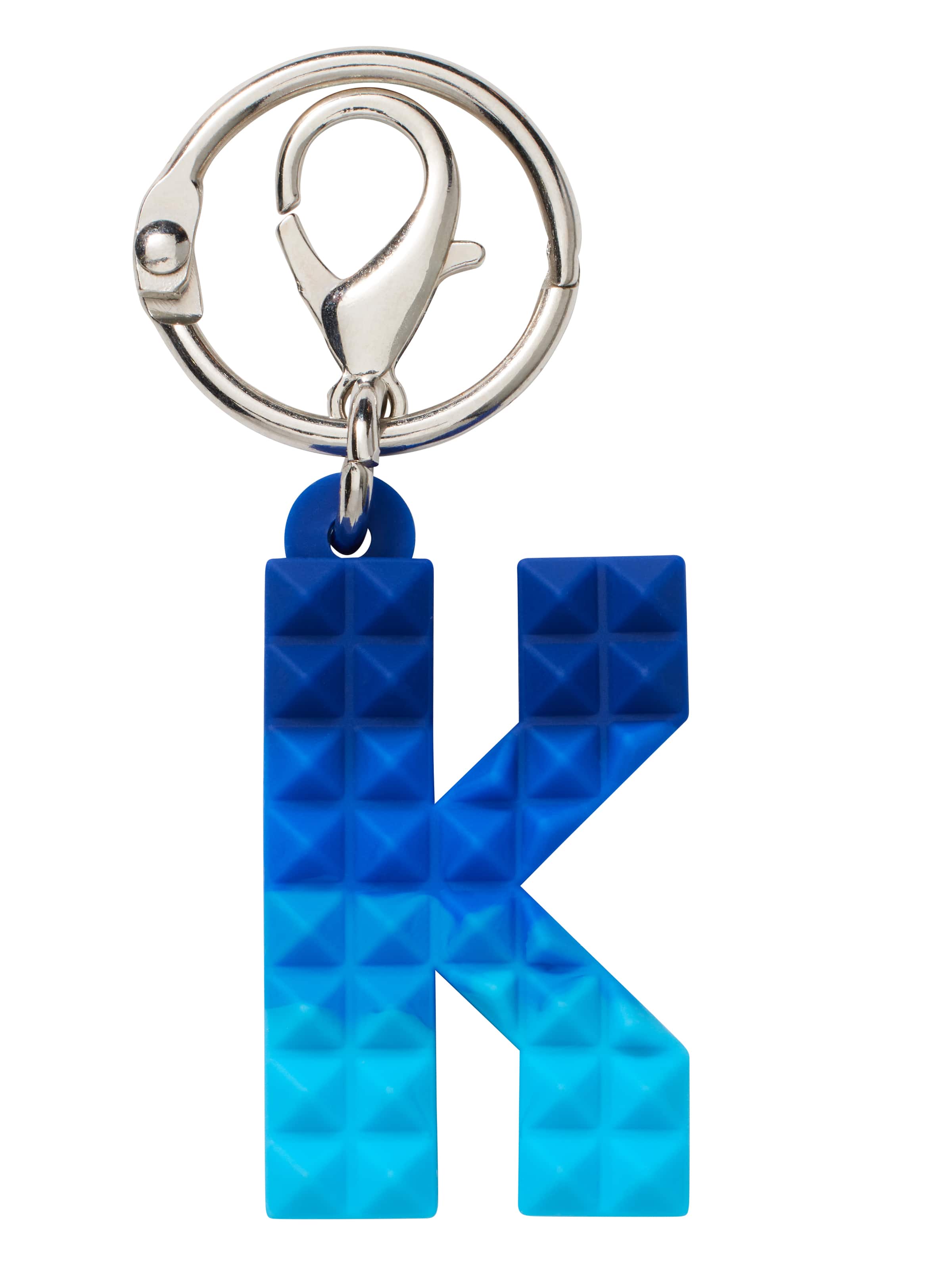 Spikey Blue Add-On Mini Alphabet Keyring