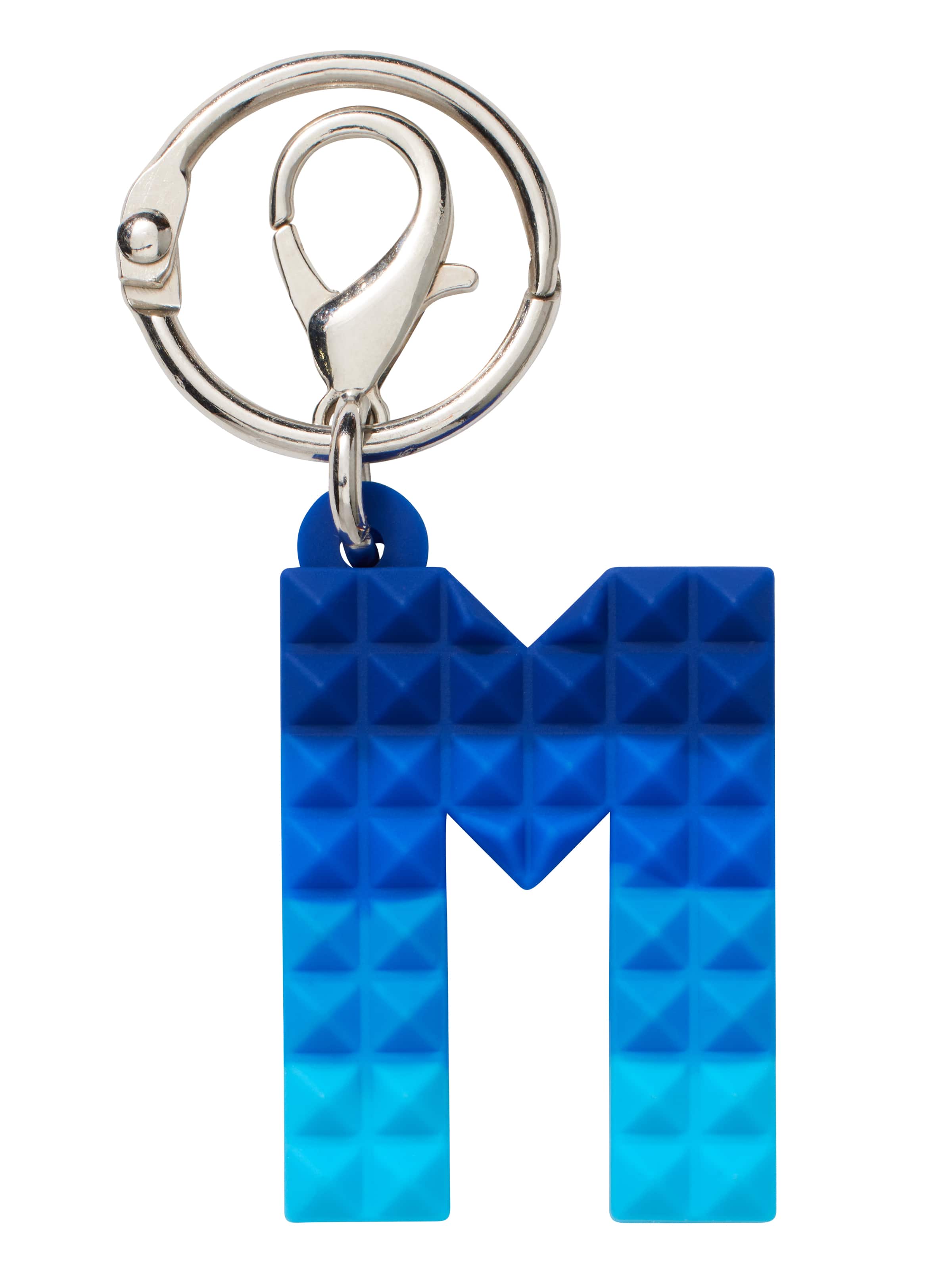 Spikey Blue Add-On Mini Alphabet Keyring