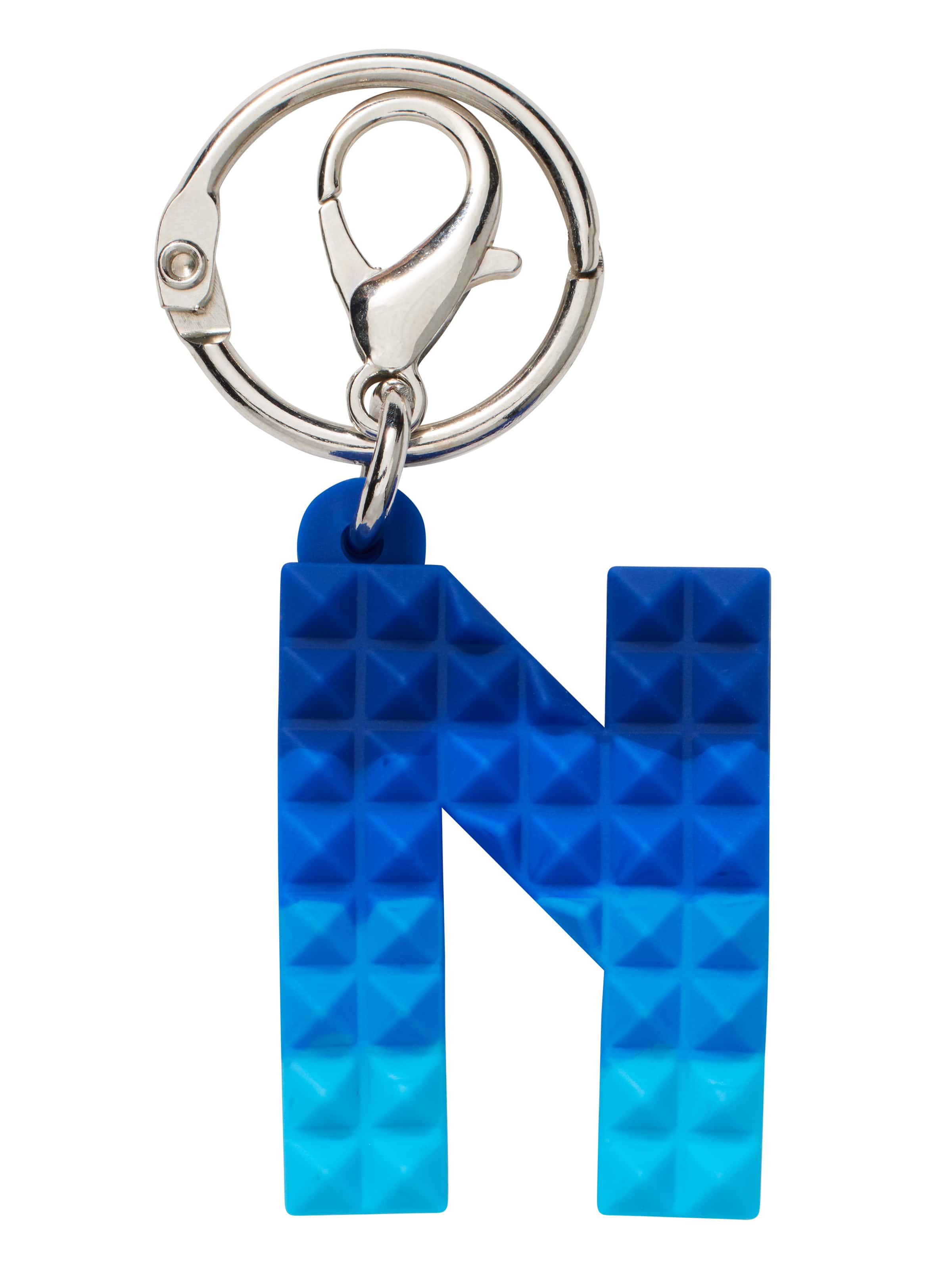 Spikey Blue Add-On Mini Alphabet Keyring