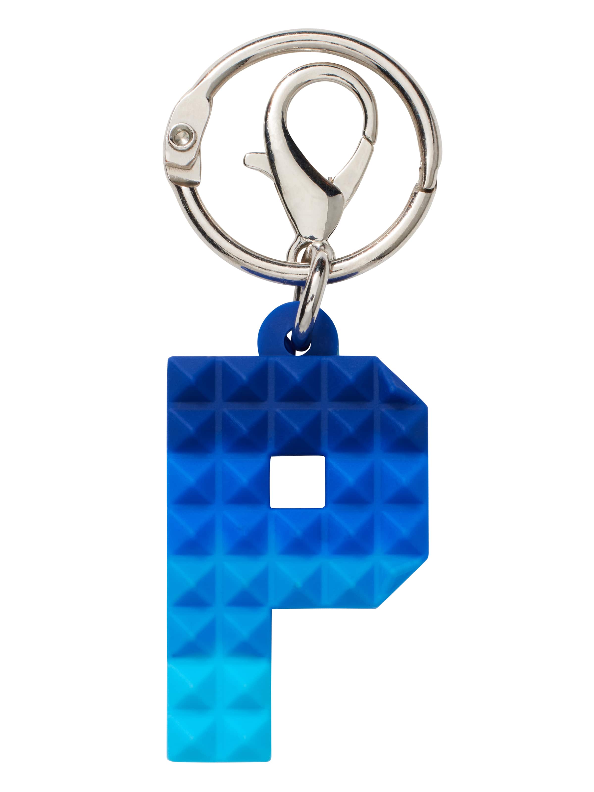 Spikey Blue Add-On Mini Alphabet Keyring