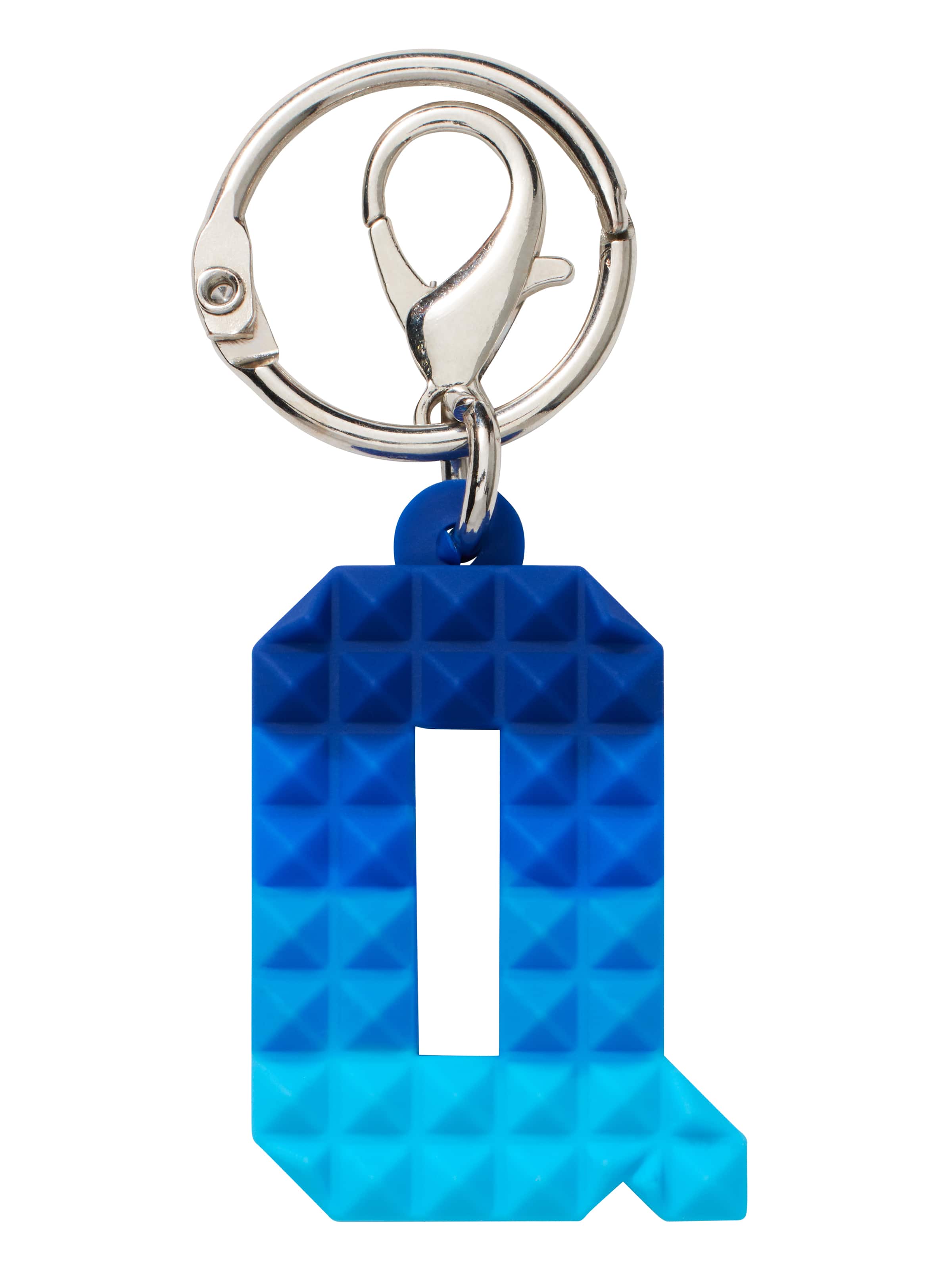 Spikey Blue Add-On Mini Alphabet Keyring