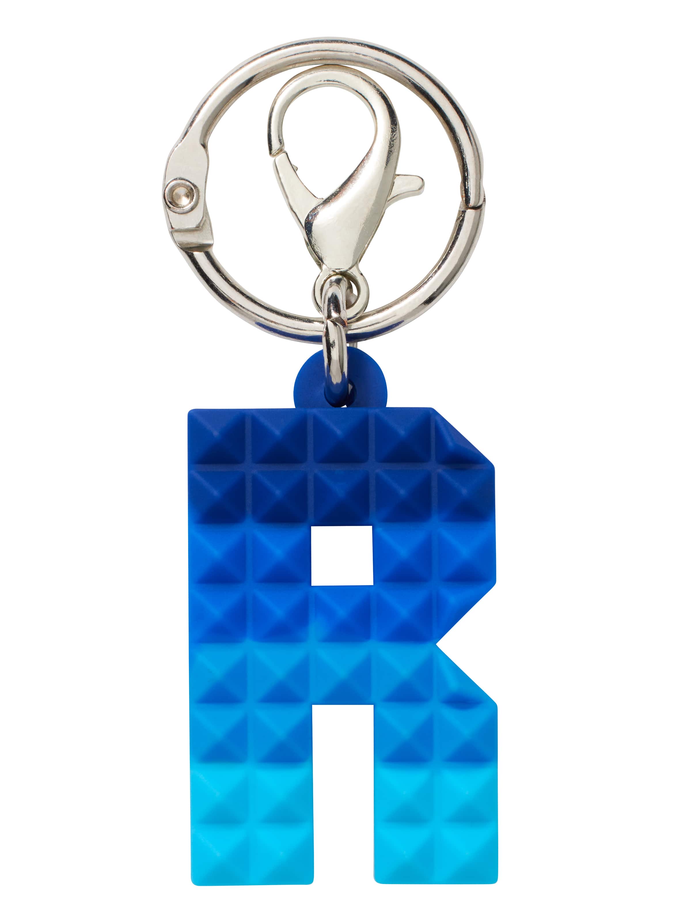 Spikey Blue Add-On Mini Alphabet Keyring