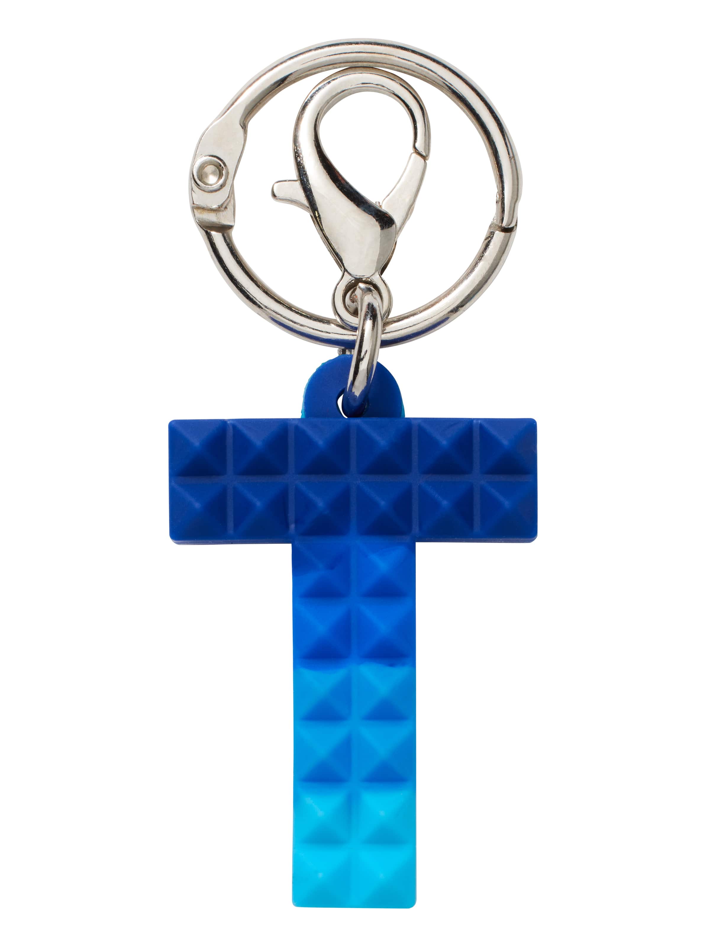 Spikey Blue Add-On Mini Alphabet Keyring