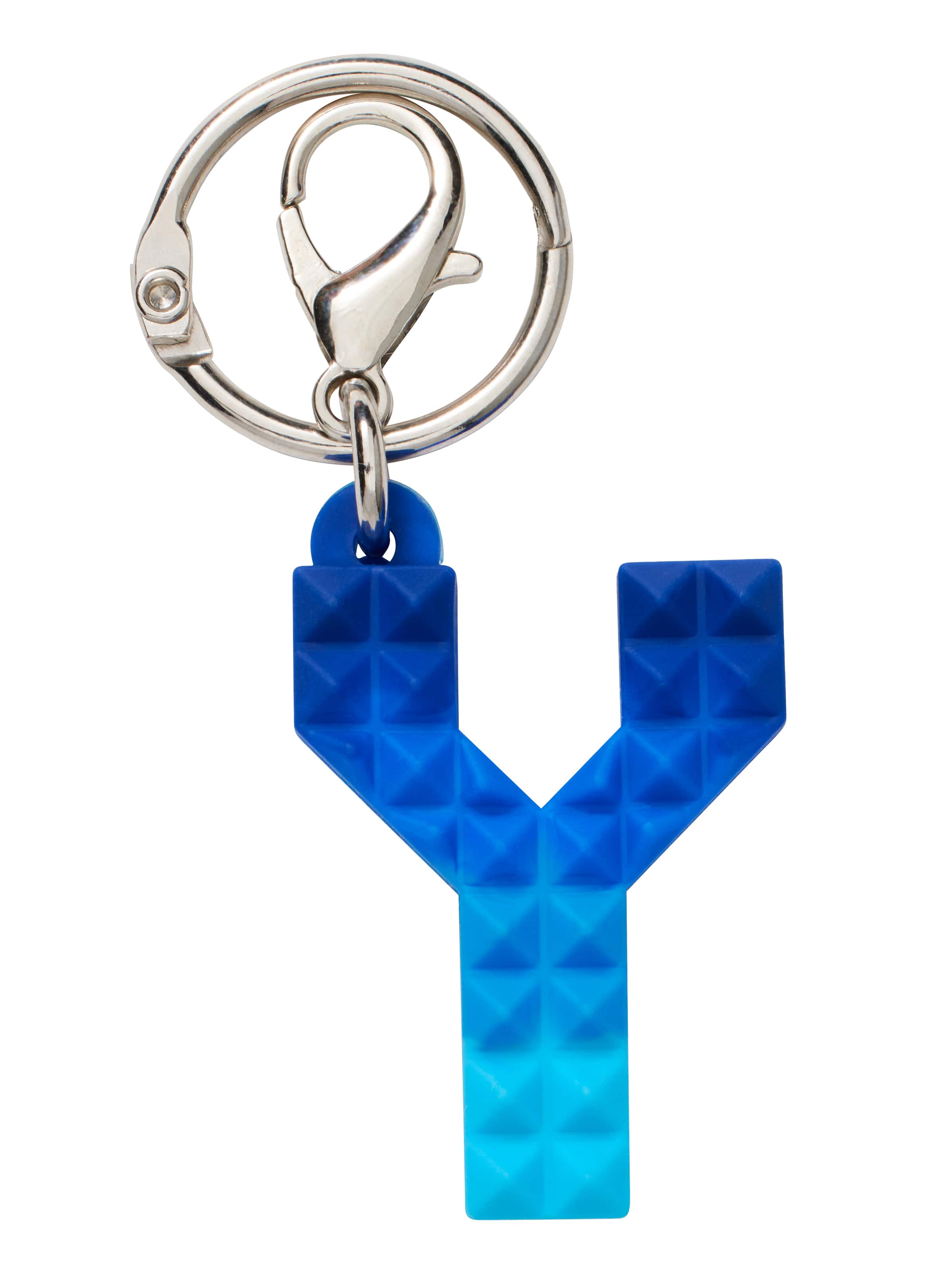 Spikey Blue Add-On Mini Alphabet Keyring