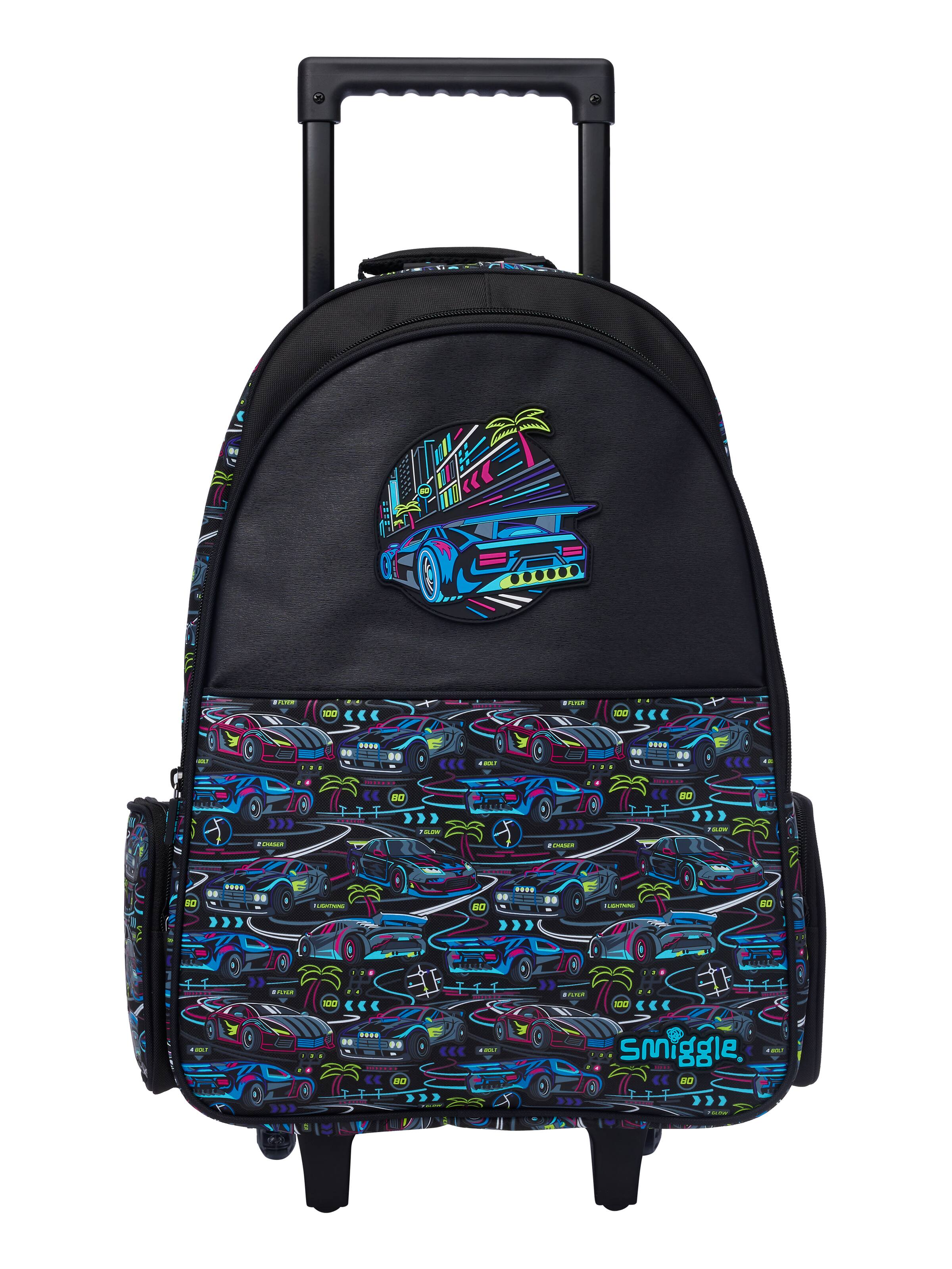 Bright Eyes Trolley Backpack With Light Up Wheels
