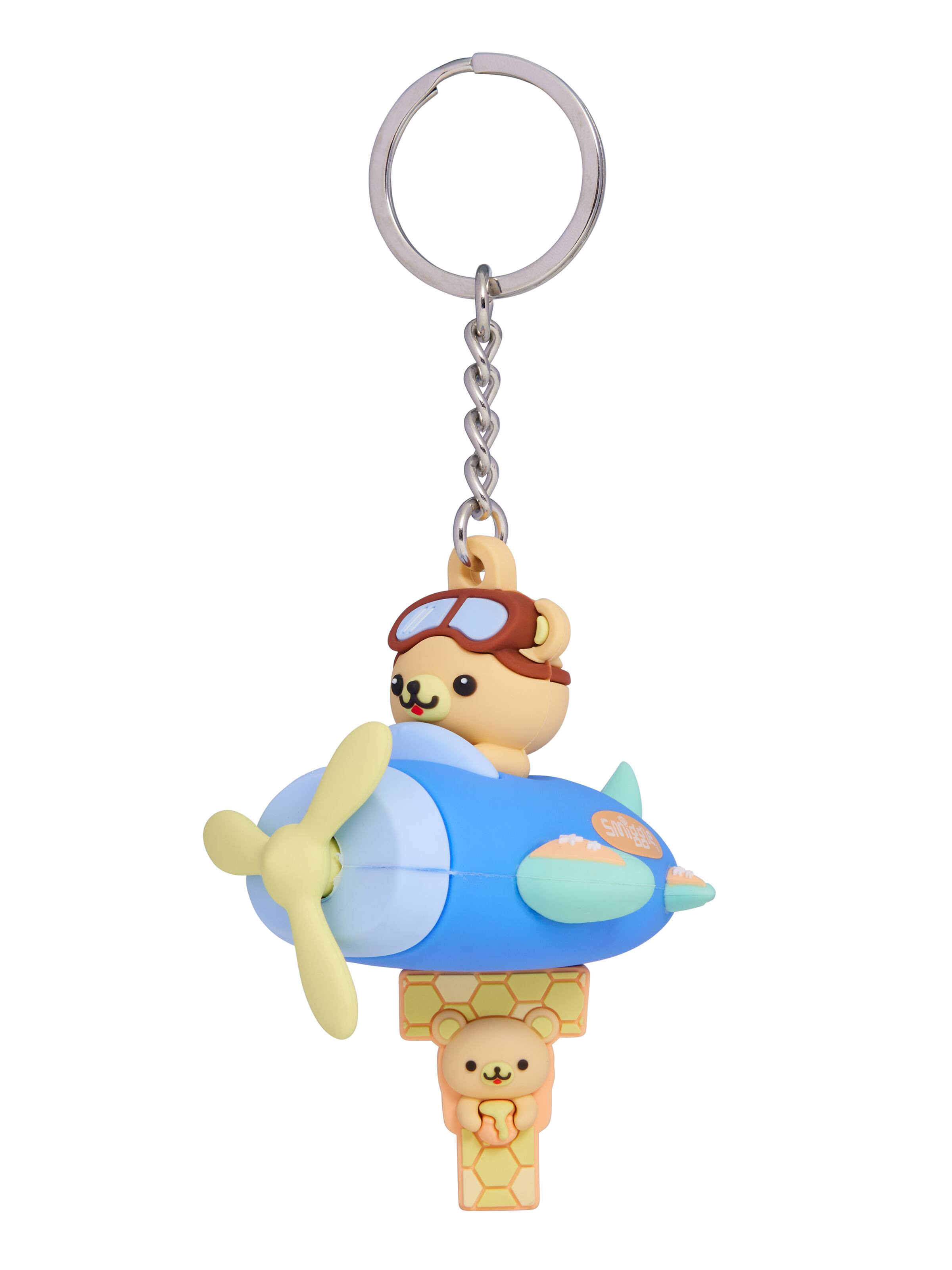 Spinning Plane Alphabet Keyring