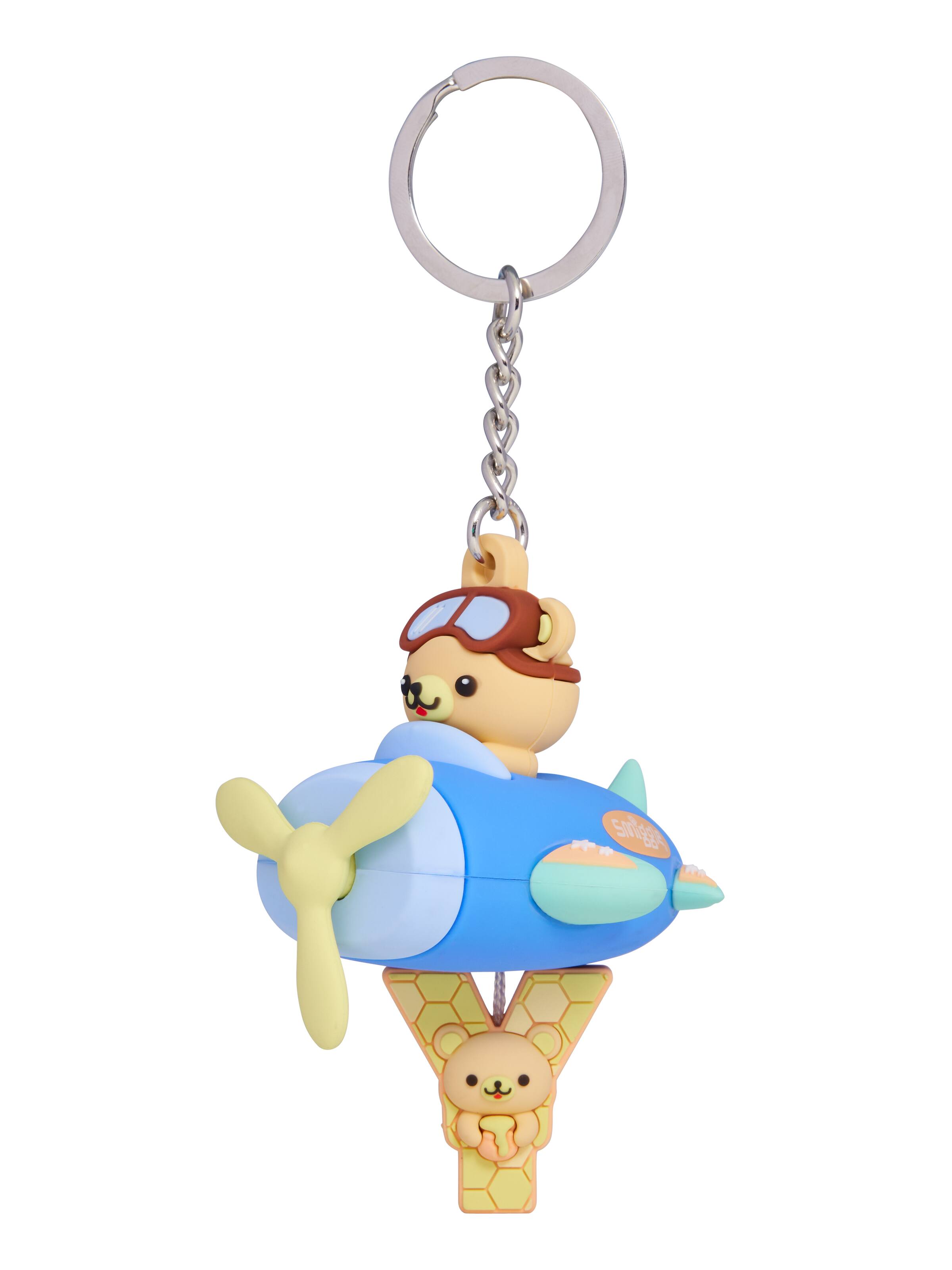 Spinning Plane Alphabet Keyring