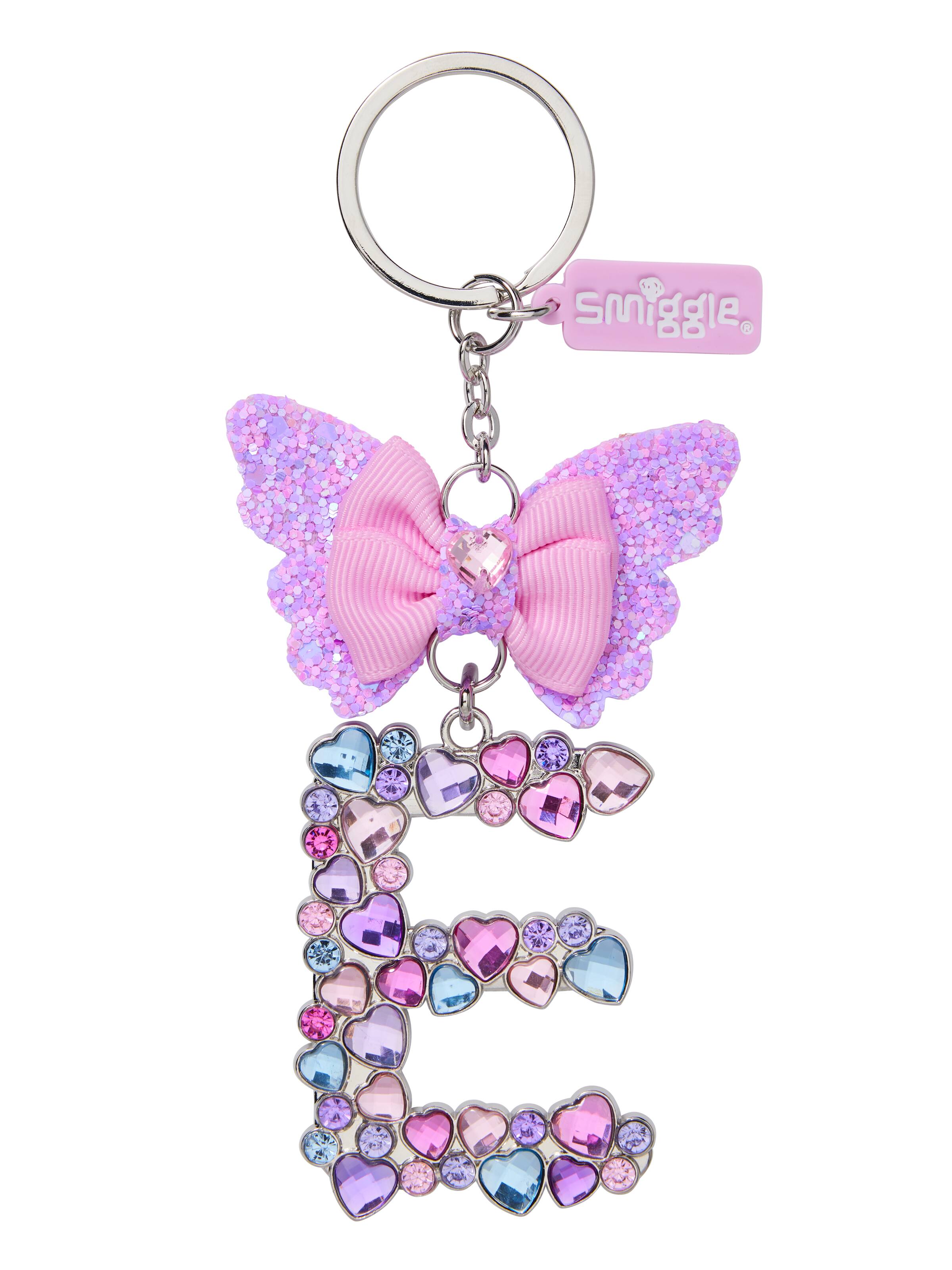 Butterfly Jewel  Alphabet Keyring