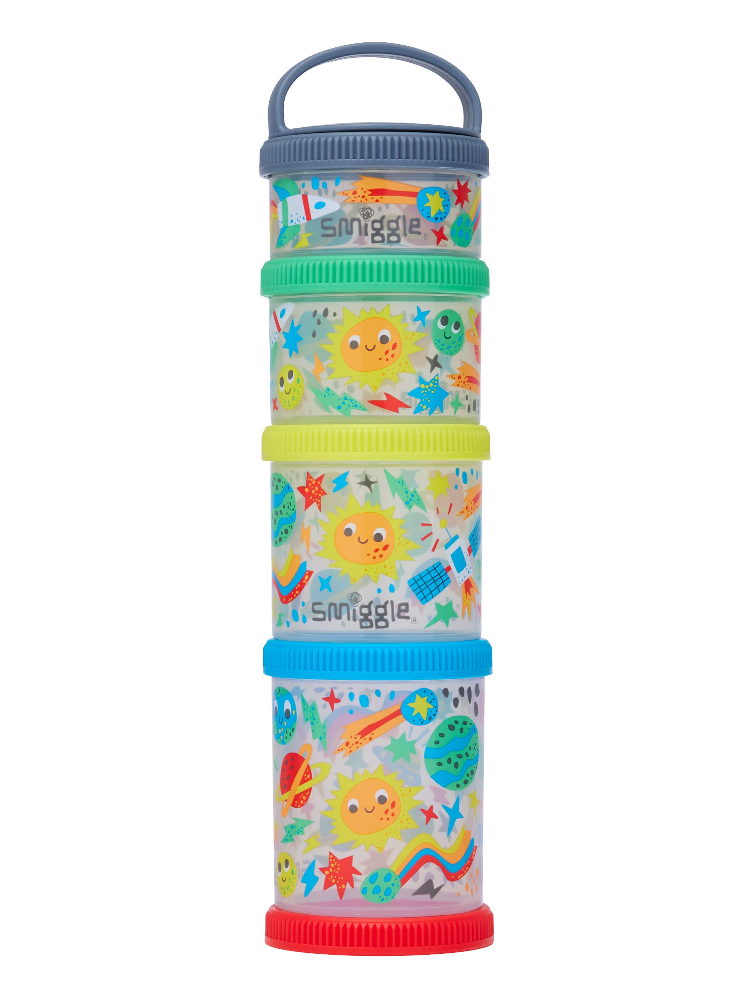 Little Journeys Snack N Stack Containers X 4