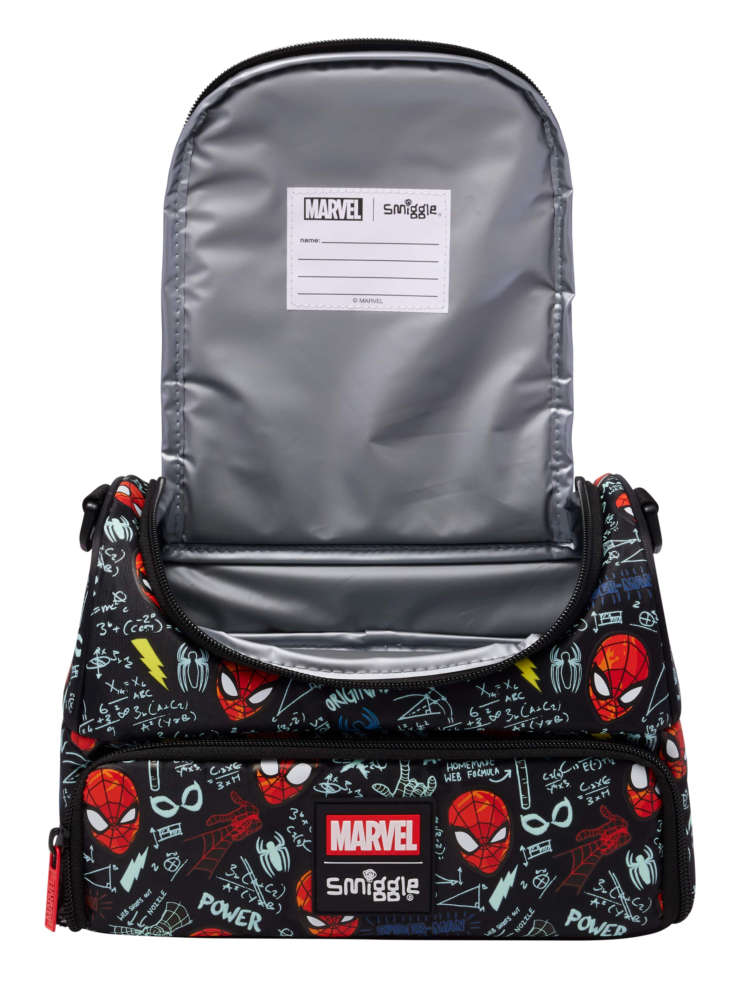 Spidey Dual Compartment Lunchbag With Strap