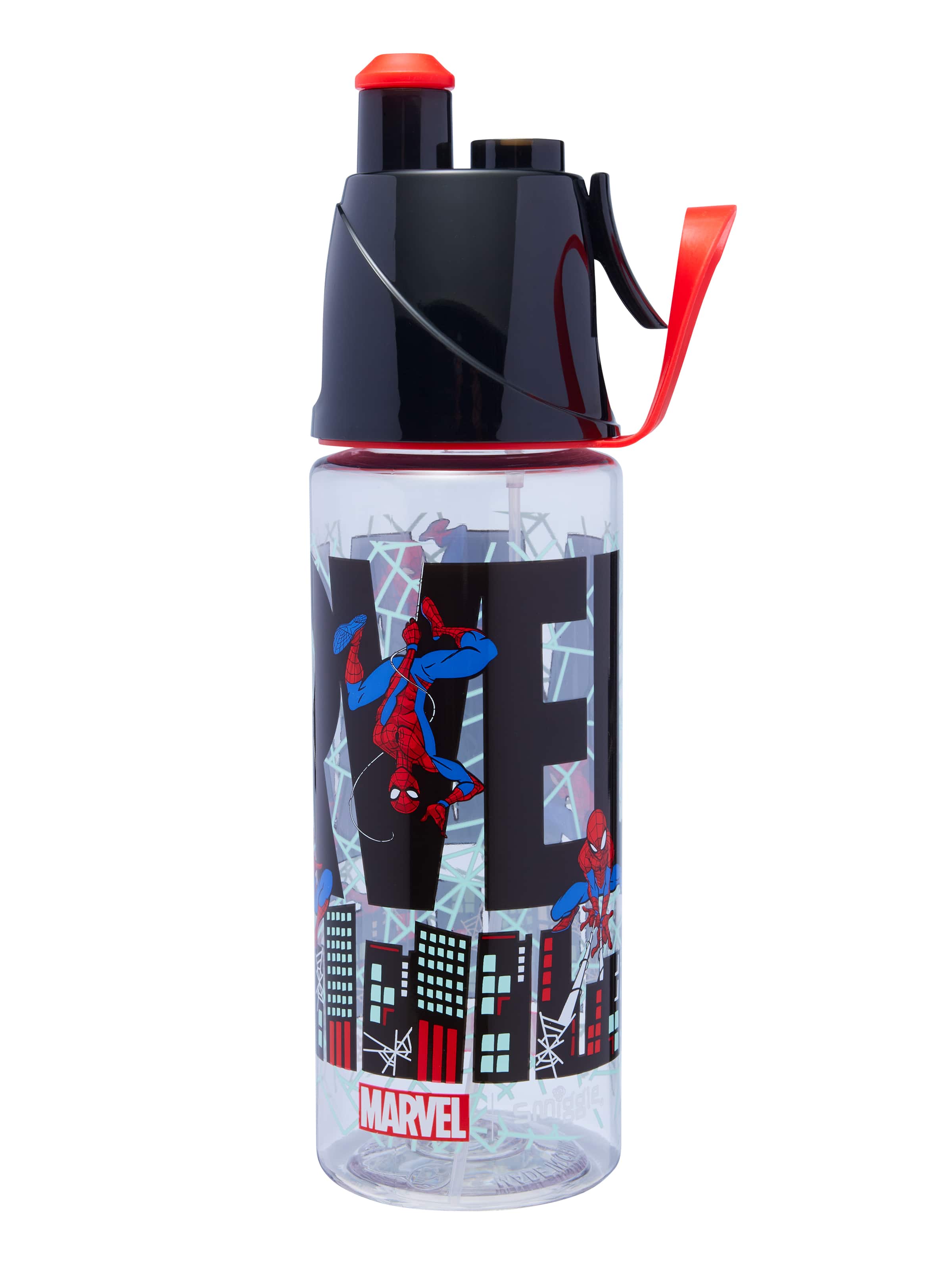 Spidey Spritz Plastic Drink Bottle 560Ml