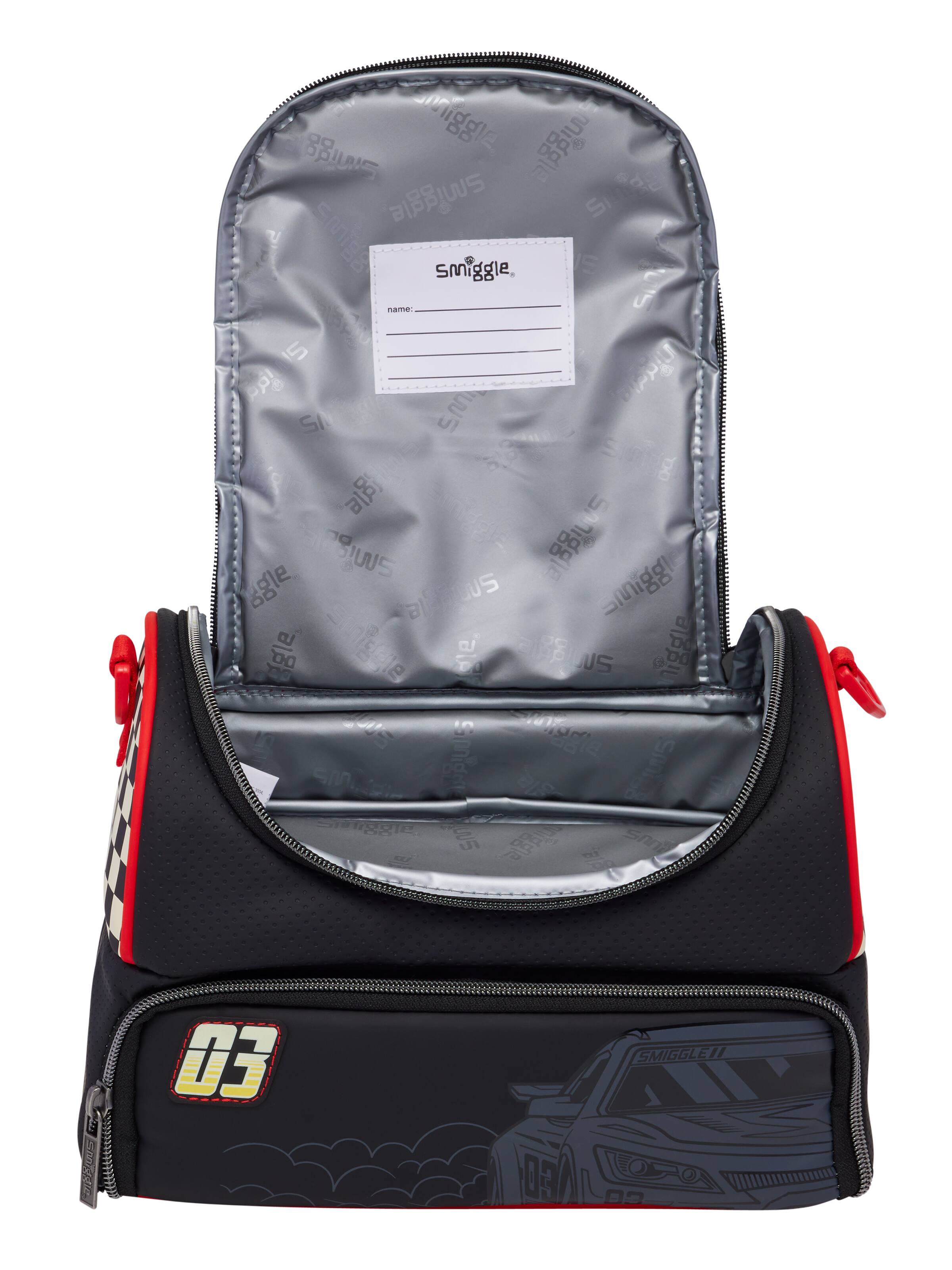 Pit Stop Large Dual Strap Lunchbox
