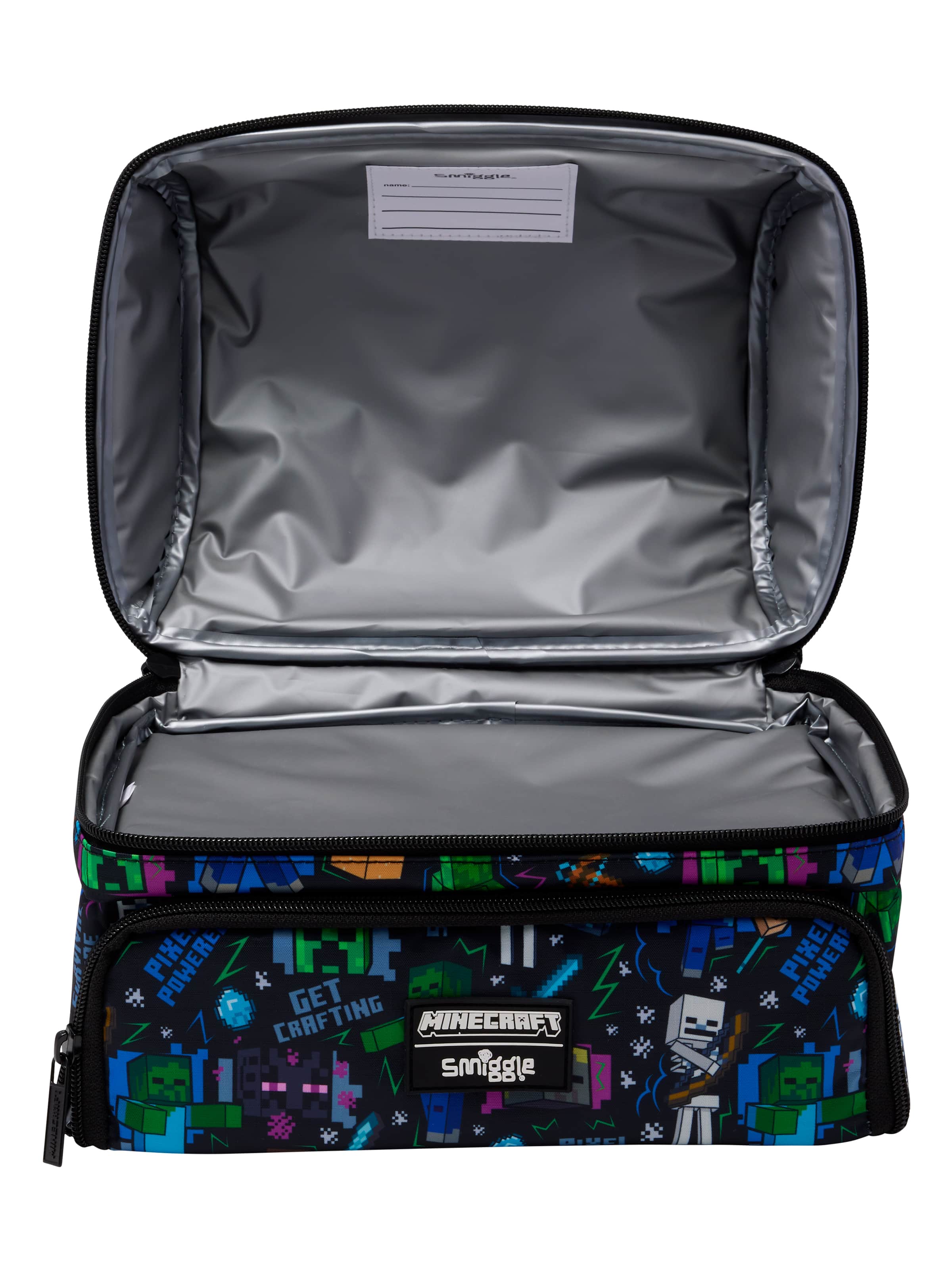 Minecraft Large Dual Strap Lunchbox