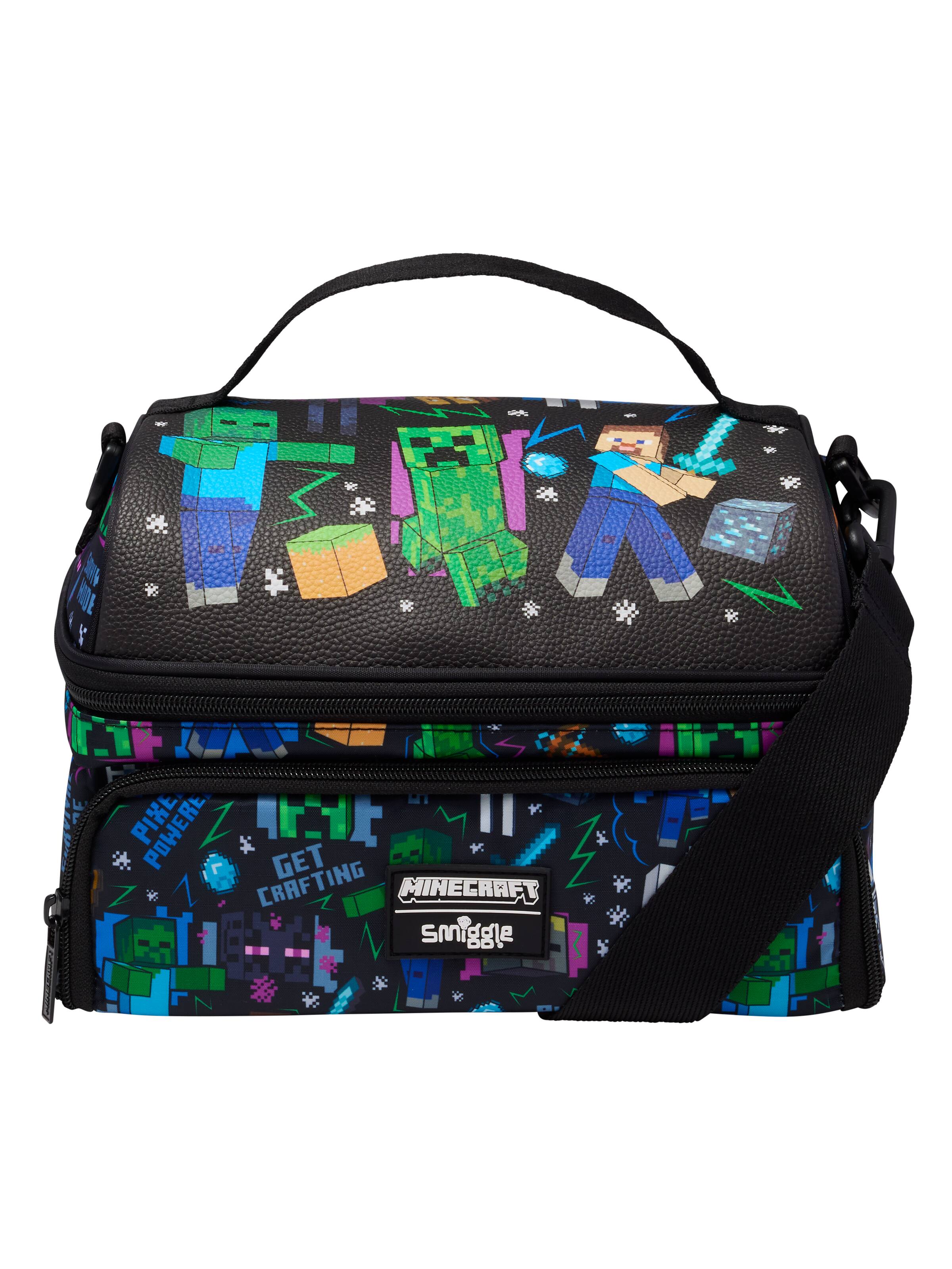 Minecraft Large Dual Strap Lunchbox