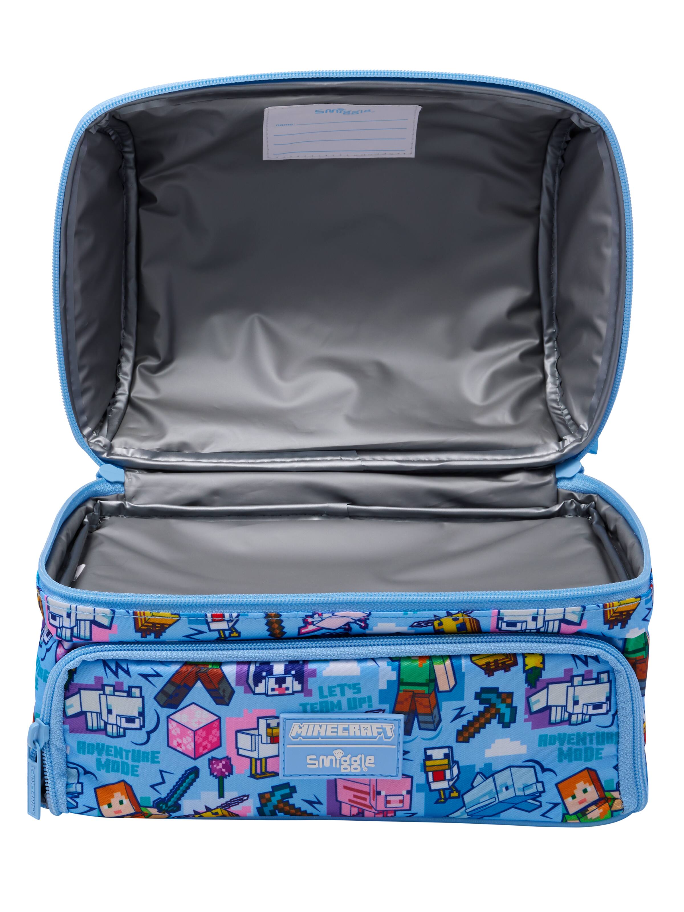 Minecraft Large Dual Strap Lunchbox