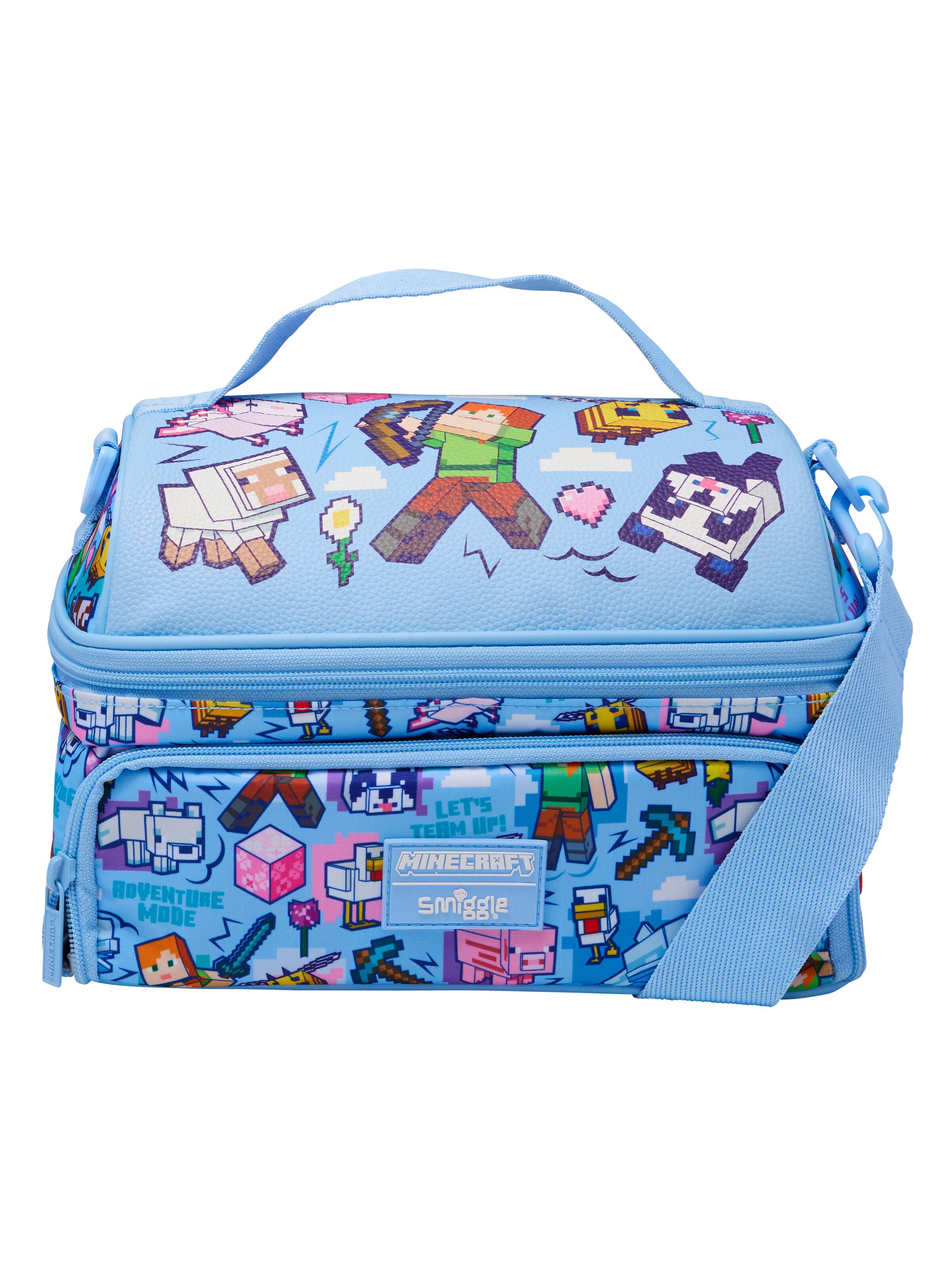 Minecraft Large Dual Strap Lunchbox