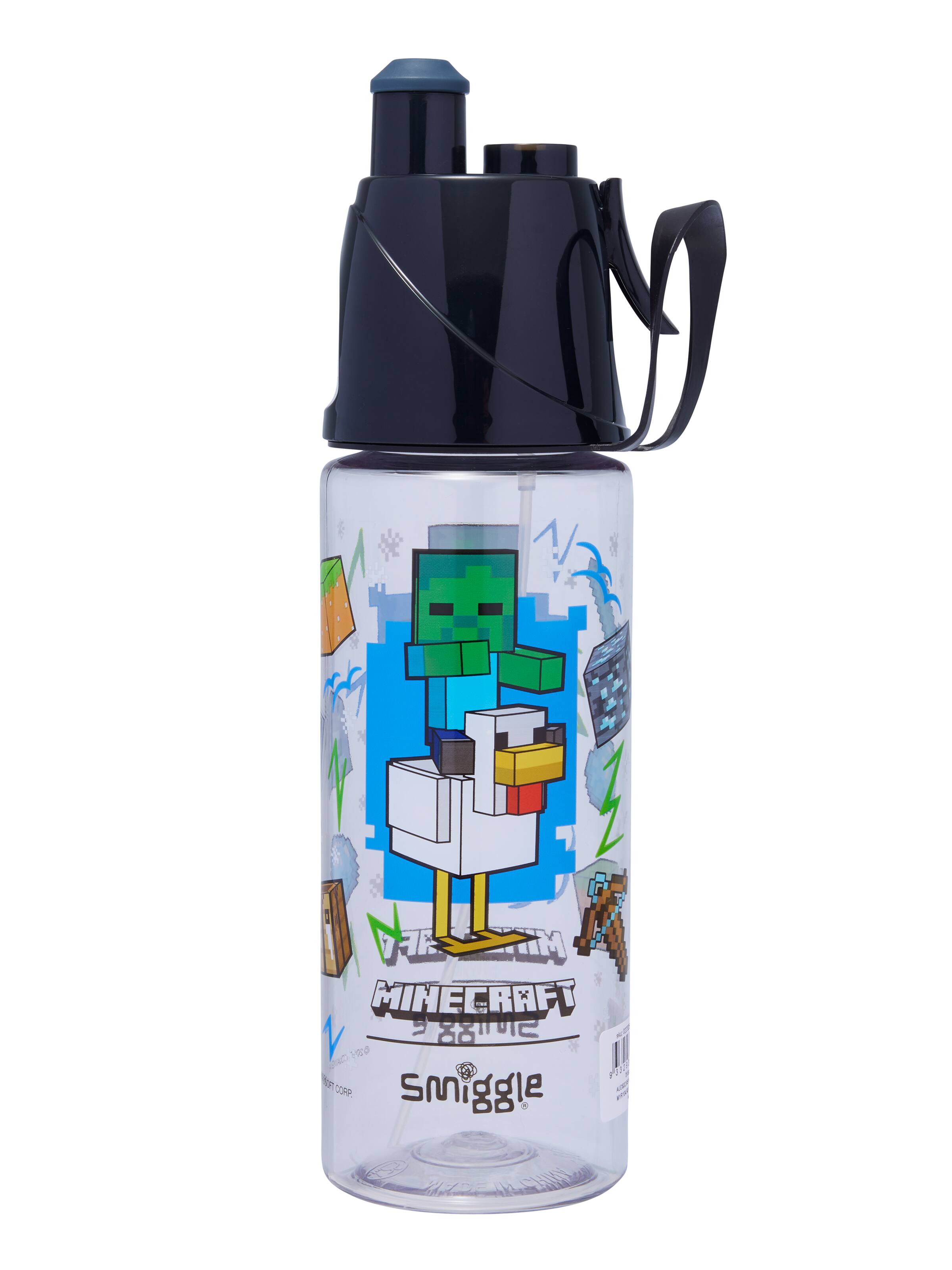 Minecraft Spritz Plastic Drink Bottle 560Ml