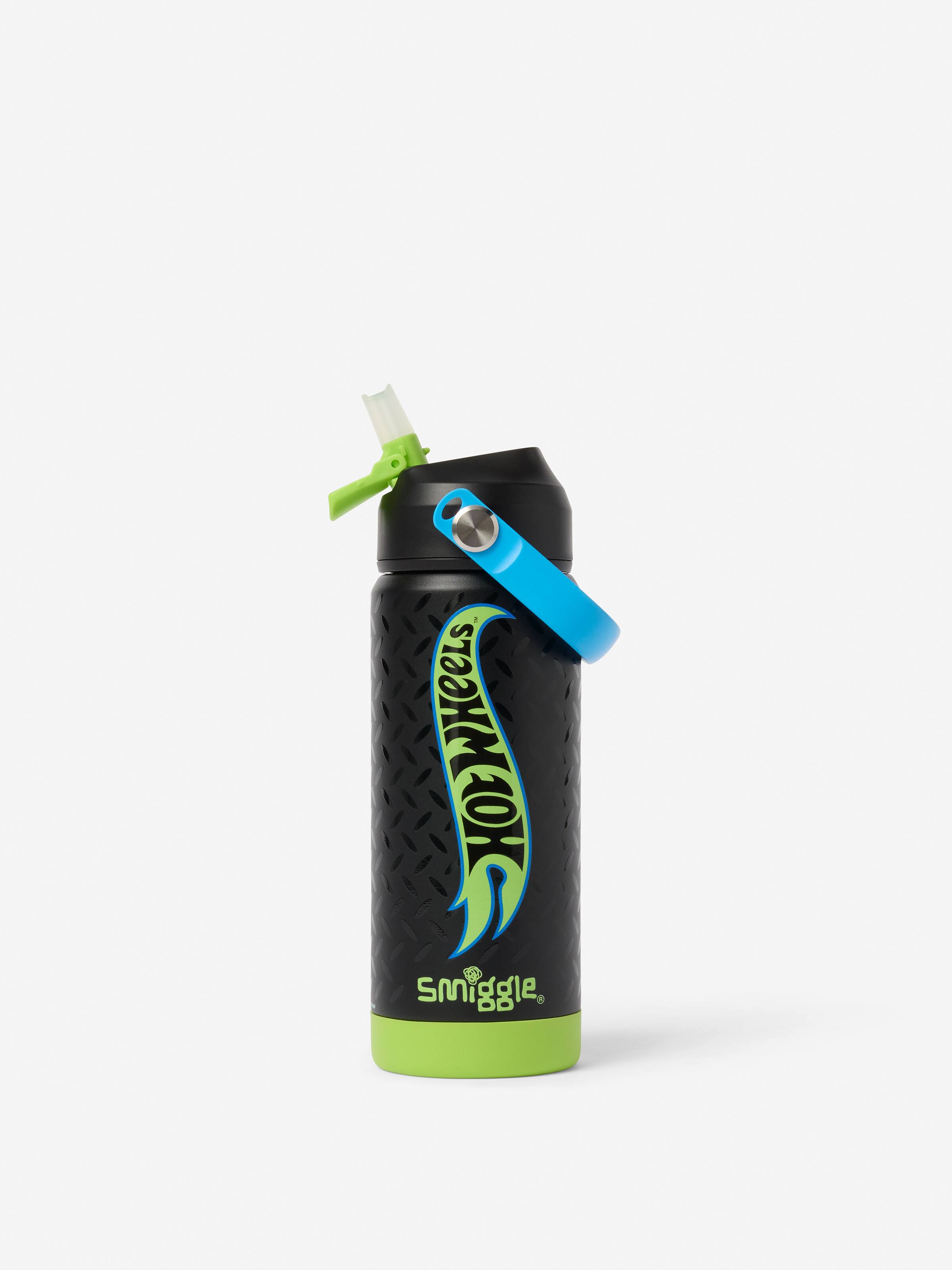 Hot Wheels Squiggle Insulated Stainless Steel Drink Bottle 550Ml