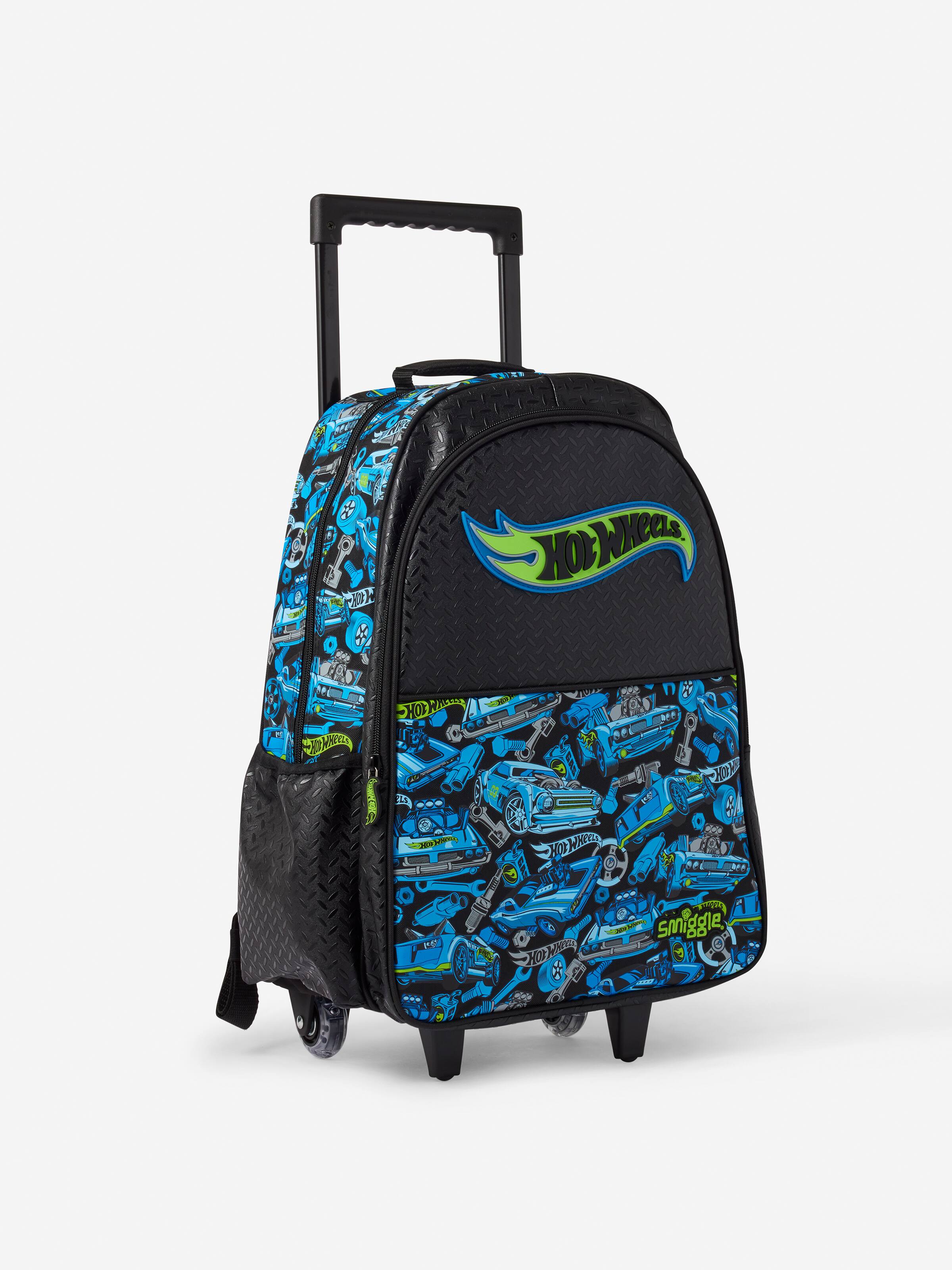 Hot Wheels Trolley Backpack With Light Up Wheels