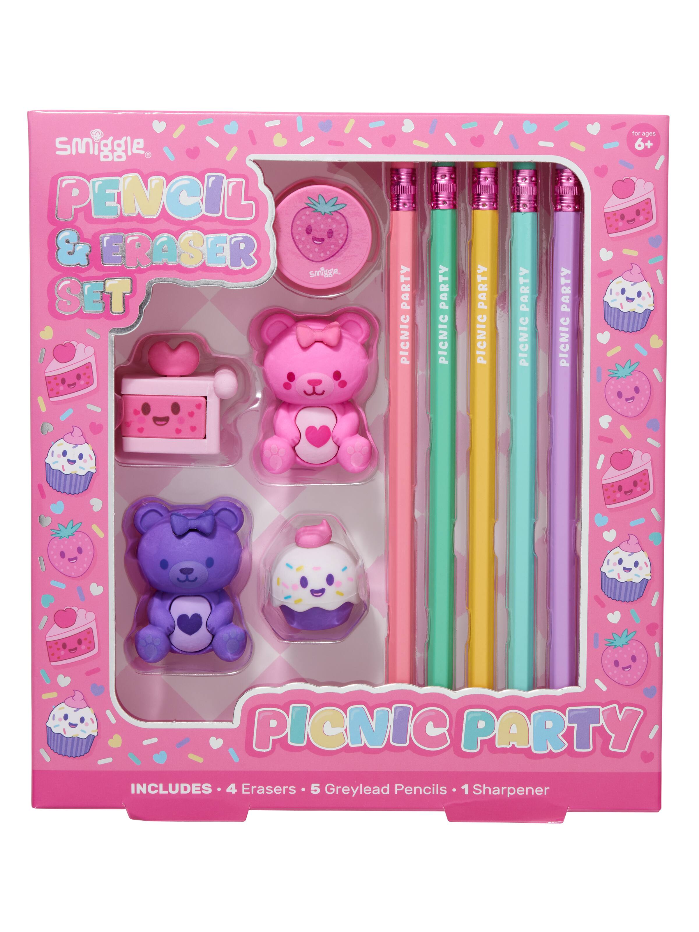 Super Speed Pencil & Eraser Set