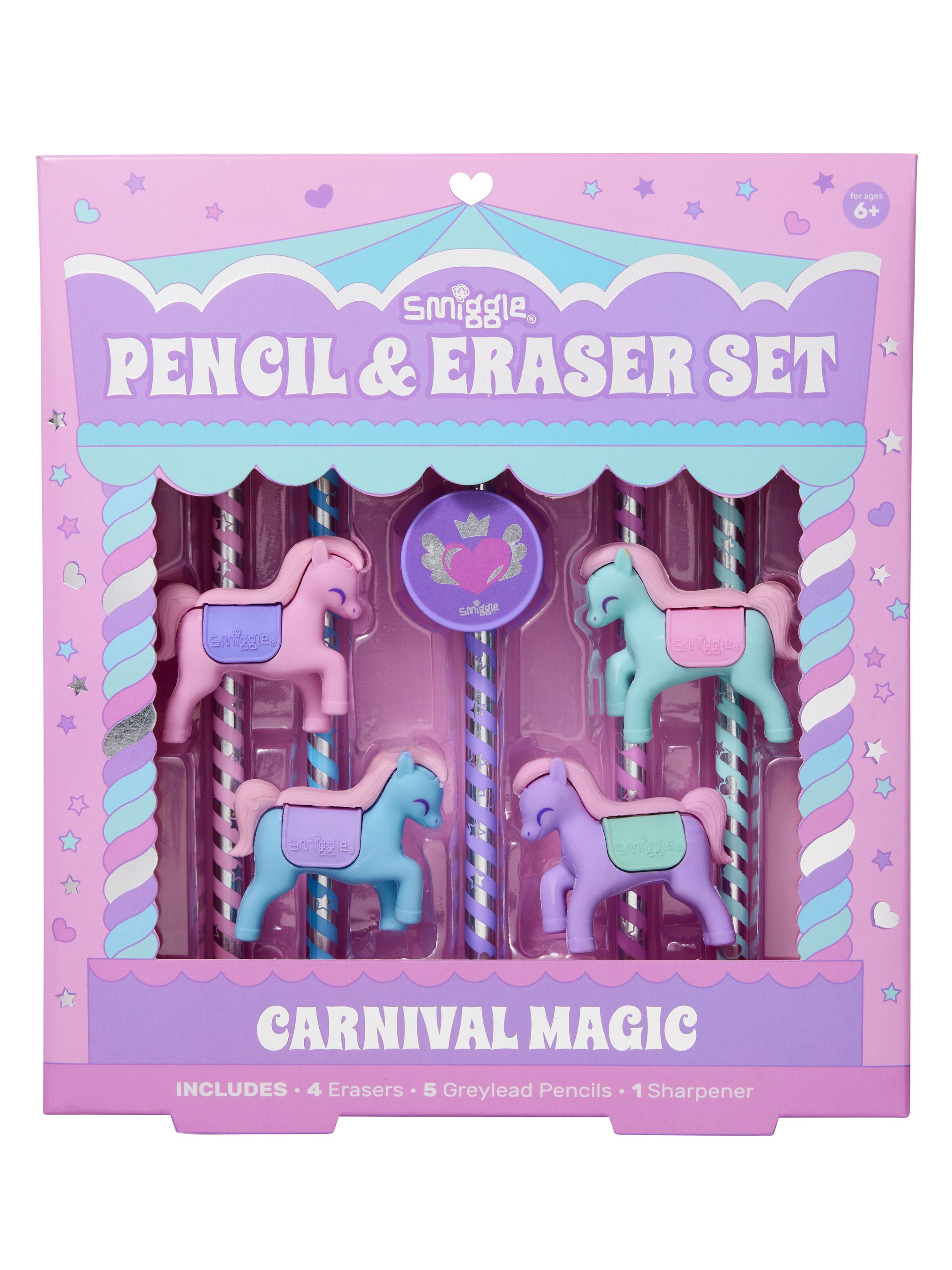 Mystical Eraser Pencil Box Set