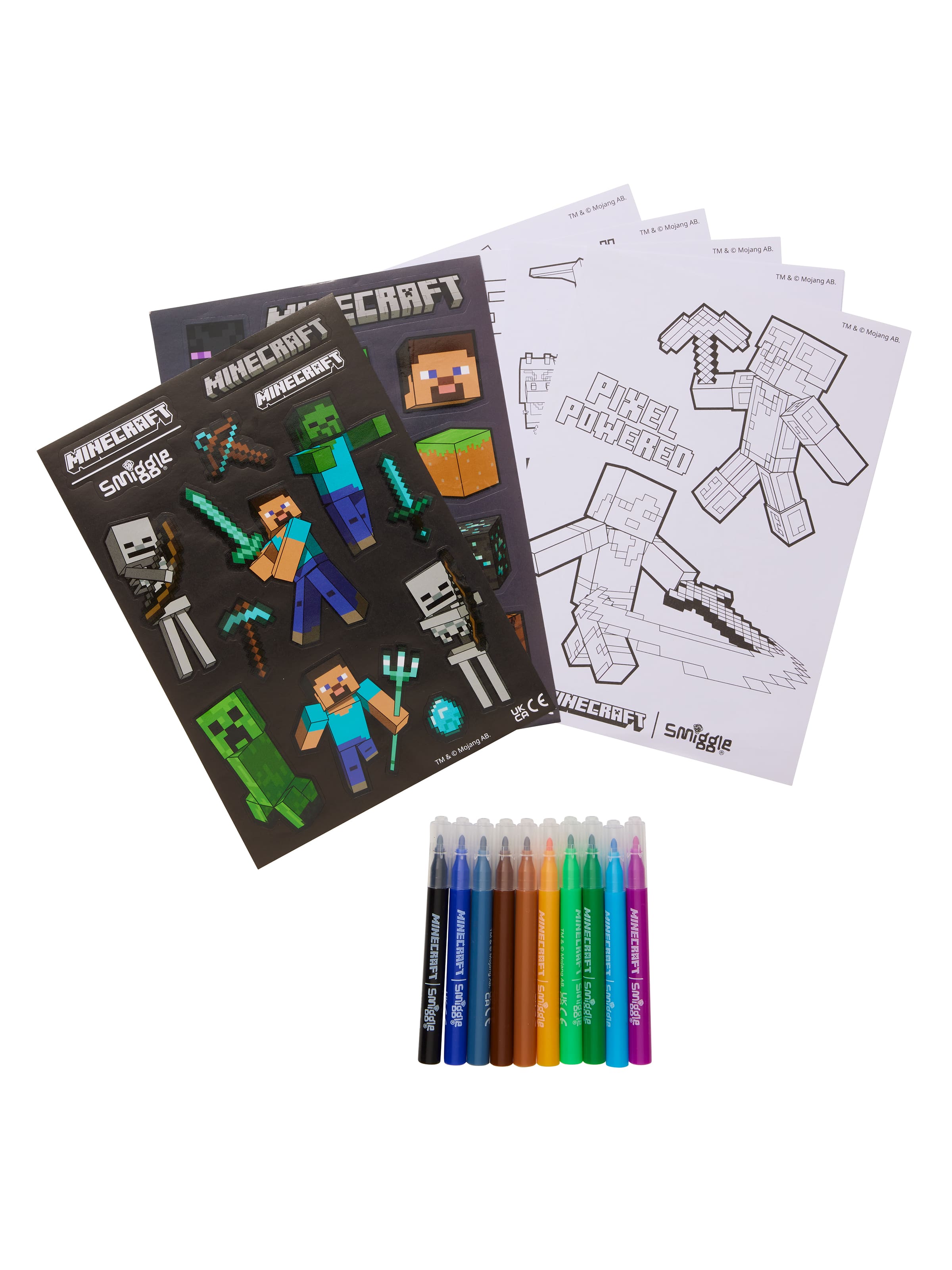Minecraft Mini Colour Me Scented Activity Kit
