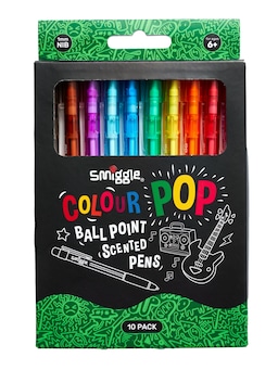 Colour Pop Ball Point Scented Pens X10