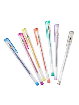 Glitter Scented Gel Pens Pack X7